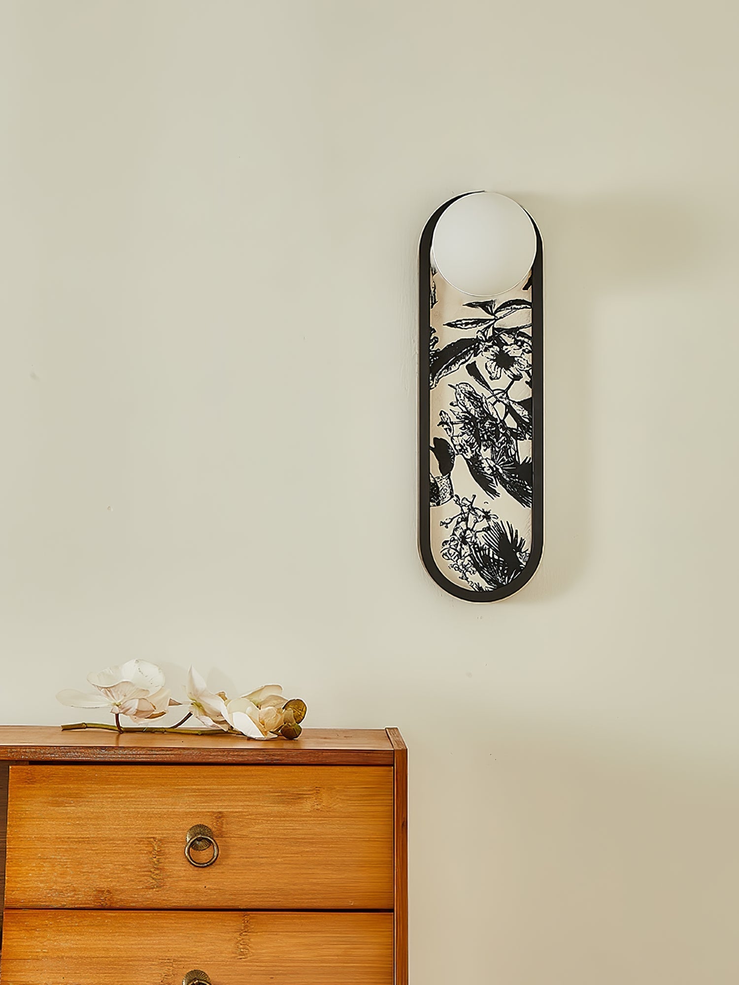 Uzorus Premium Nordic Art Fabric Wall Light-Neutral Decor