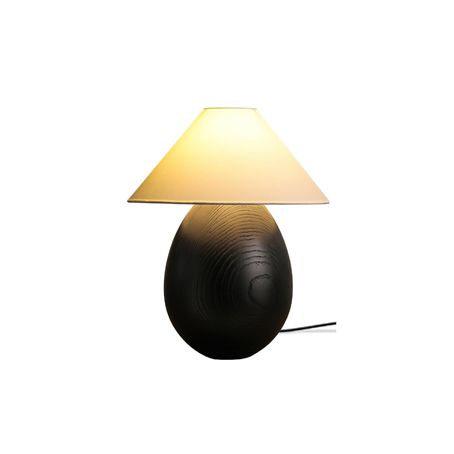 Orbace Wood Natural Table Lamp-Neutral Decor