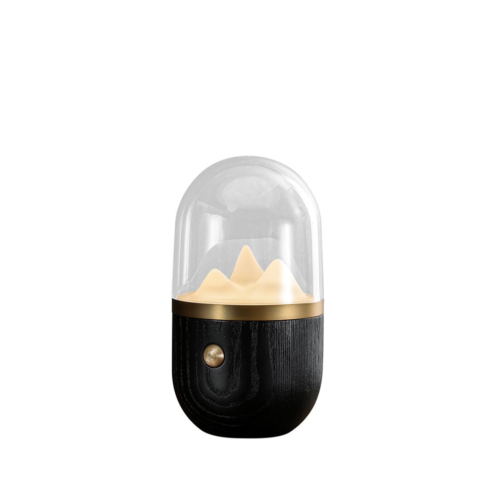 Glacio Mountain Peak Night Table Lamp-Neutral Decor