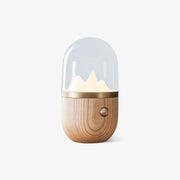 Glacio Mountain Peak Night Table Lamp-Neutral Decor