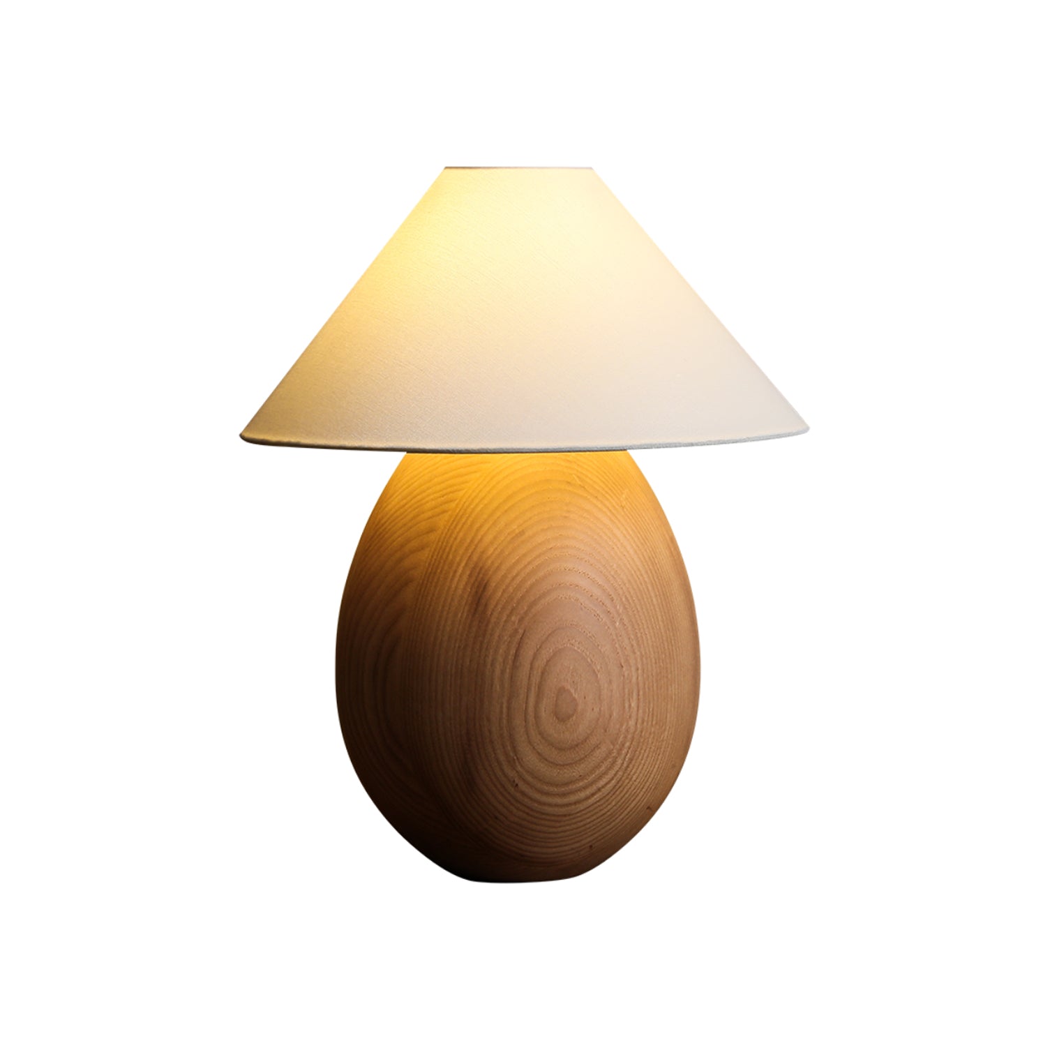 Orbace Wood Natural Table Lamp-Neutral Decor