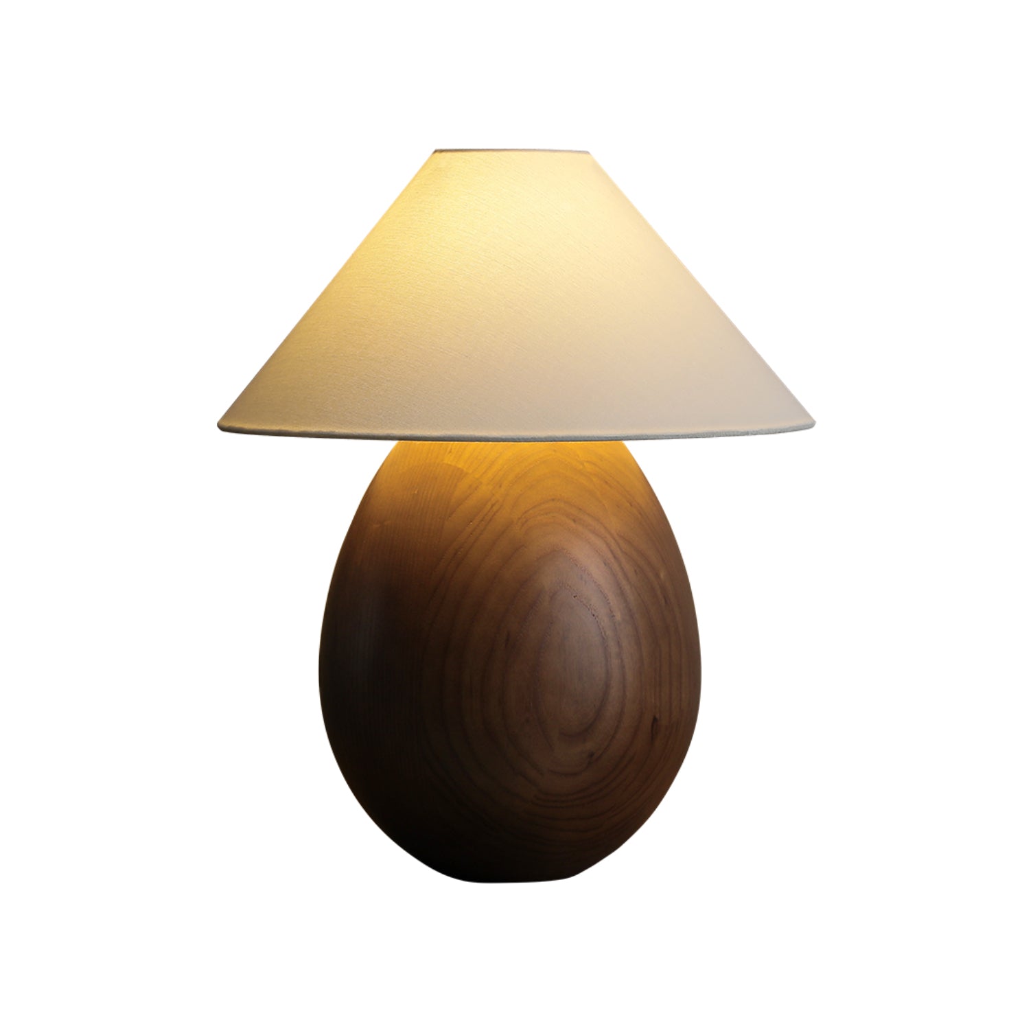 Orbace Wood Natural Table Lamp-Neutral Decor