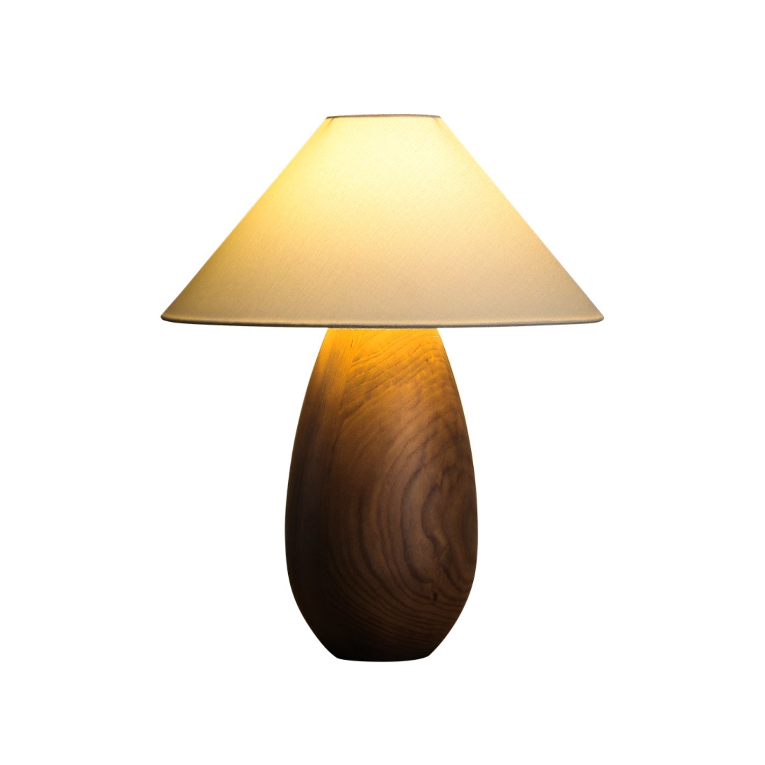 Orbace Wood Natural Table Lamp-Neutral Decor