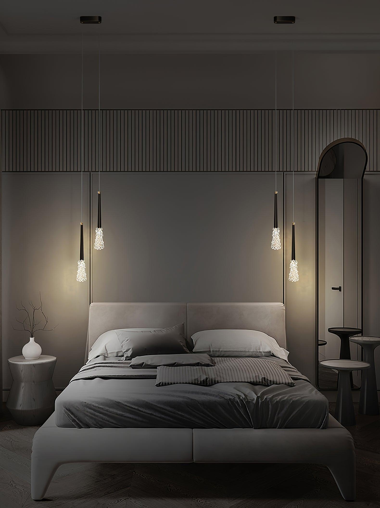 Mozzi Modern Crystal Pendant Light-Neutral Decor
