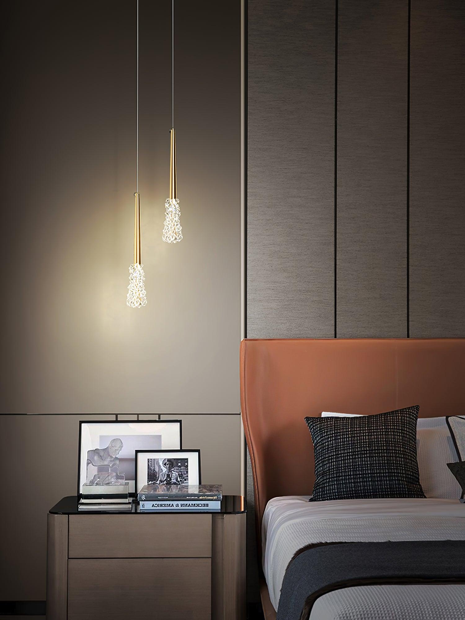 Mozzi Modern Crystal Pendant Light-Neutral Decor