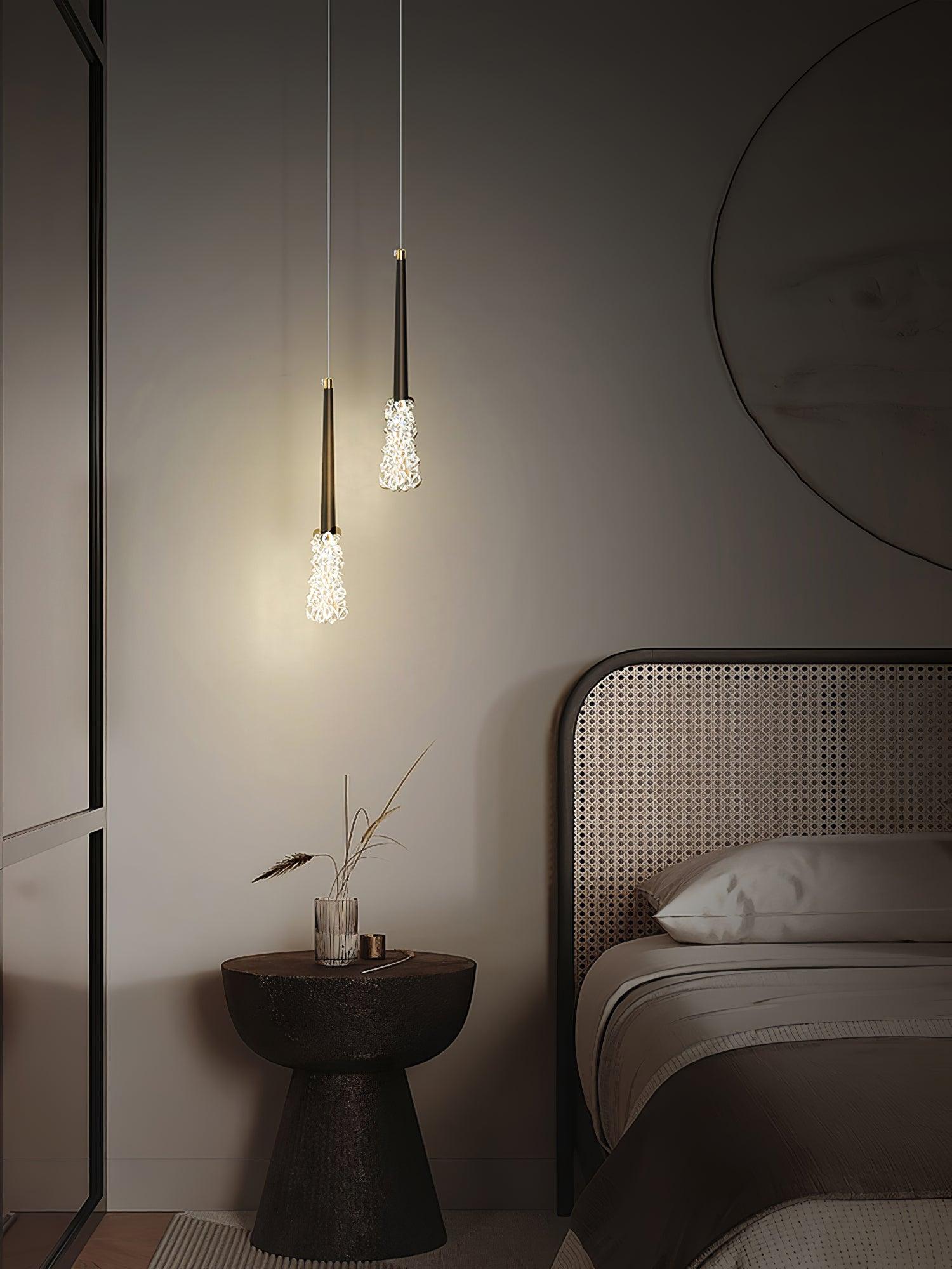 Mozzi Modern Crystal Pendant Light-Neutral Decor