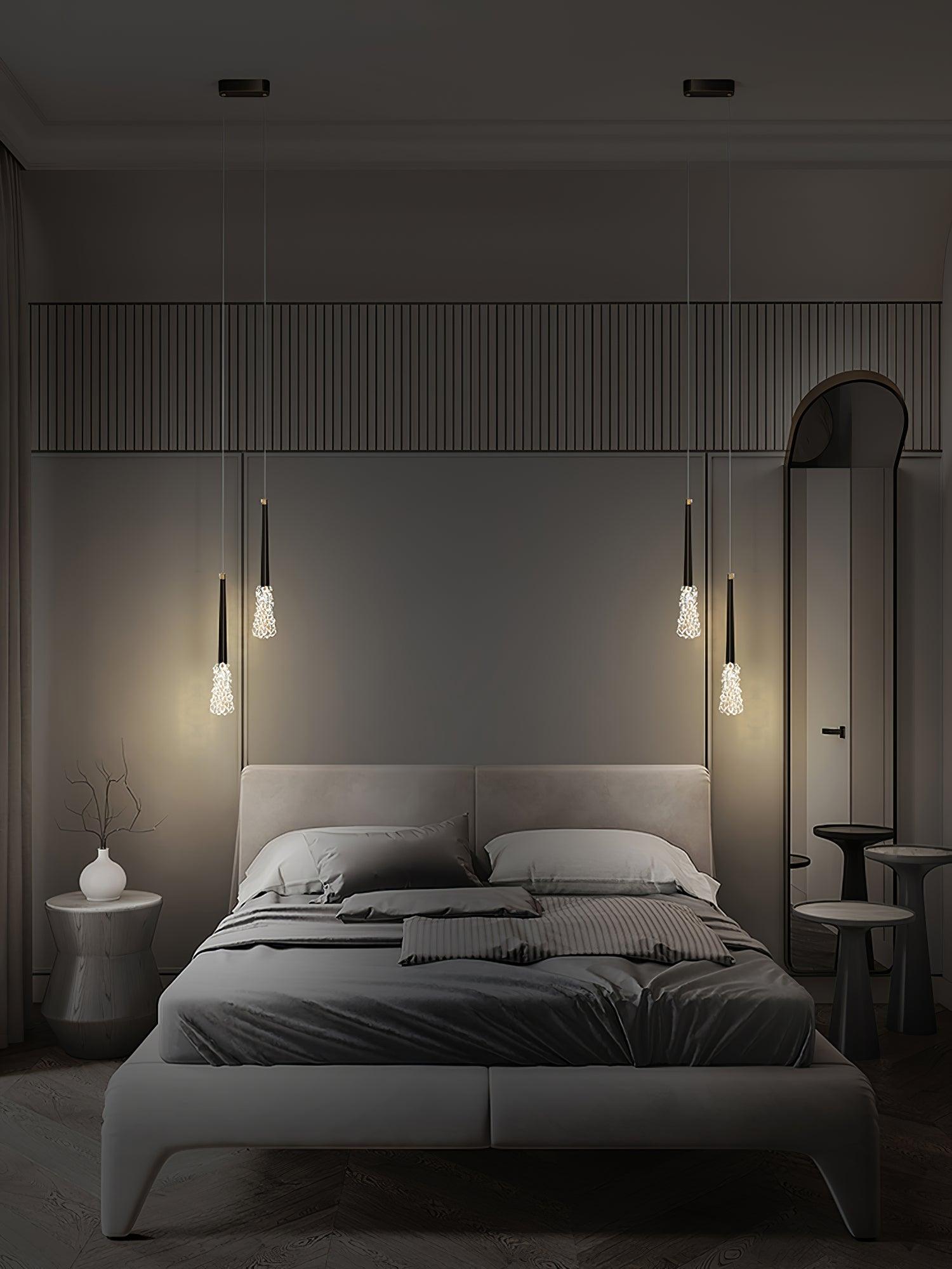 Mozzi Modern Crystal Pendant Light-Neutral Decor