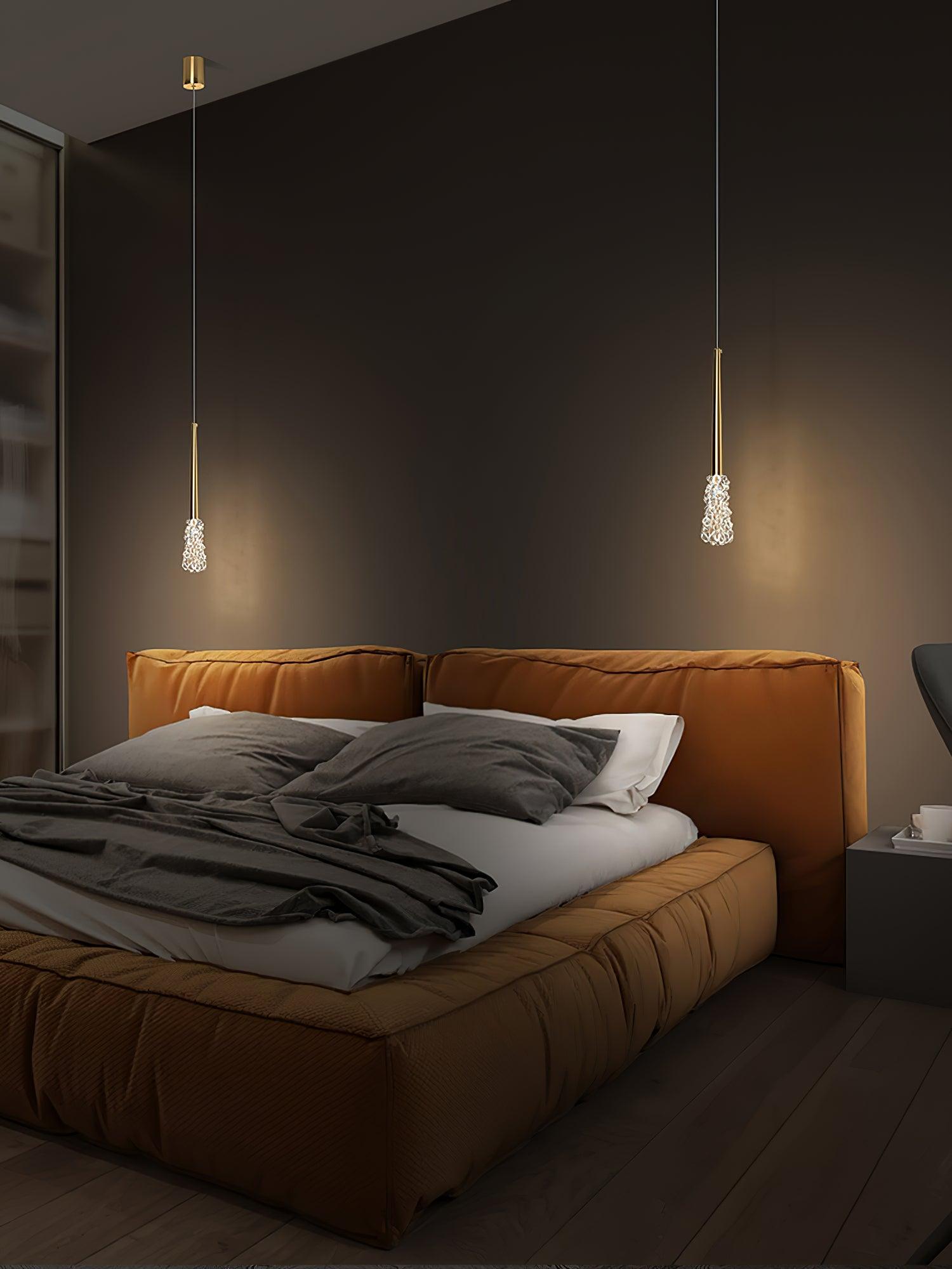 Mozzi Modern Crystal Pendant Light-Neutral Decor