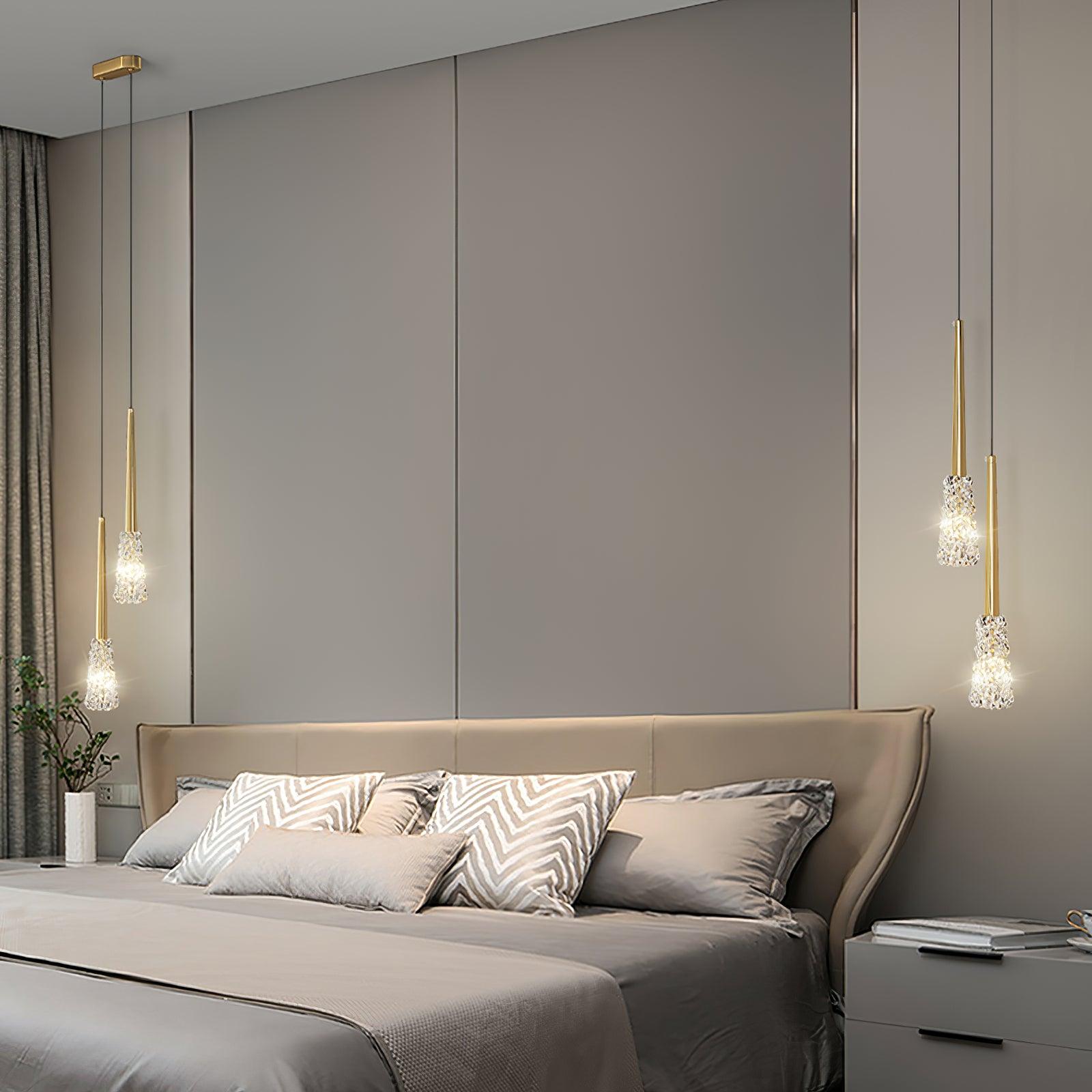 Mozzi Modern Crystal Pendant Light-Neutral Decor
