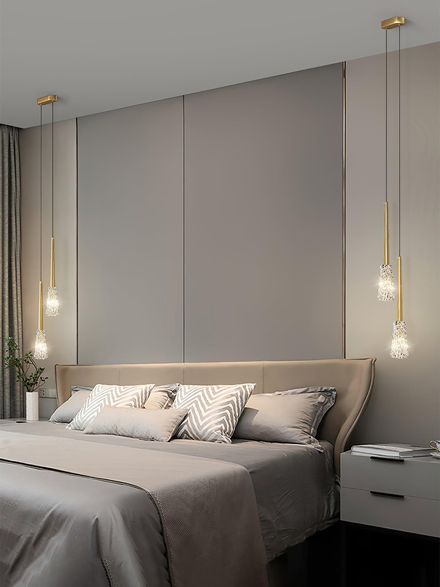 Mozzi Modern Crystal Pendant Light-Neutral Decor