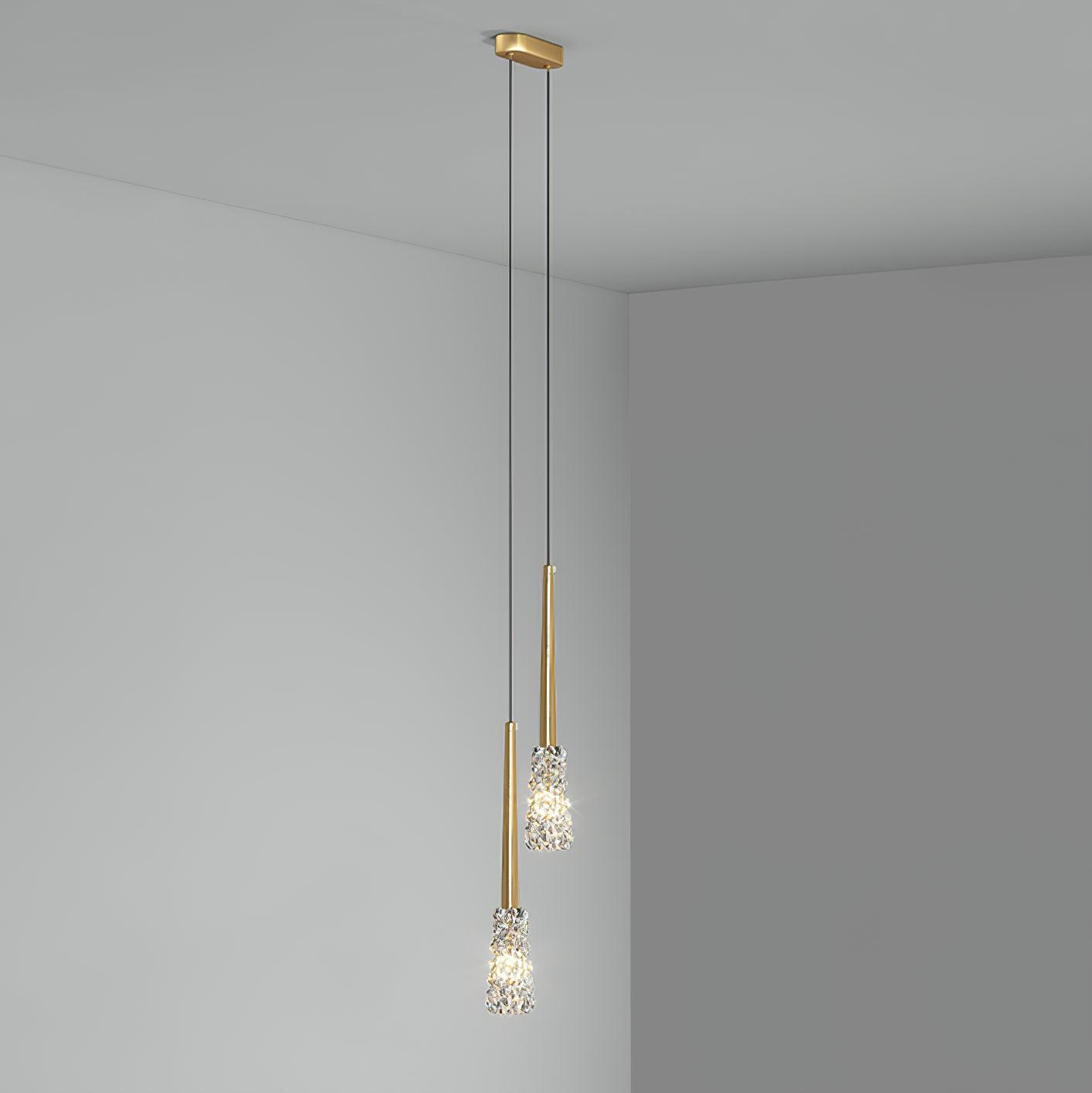 Mozzi Modern Crystal Pendant Light-Neutral Decor