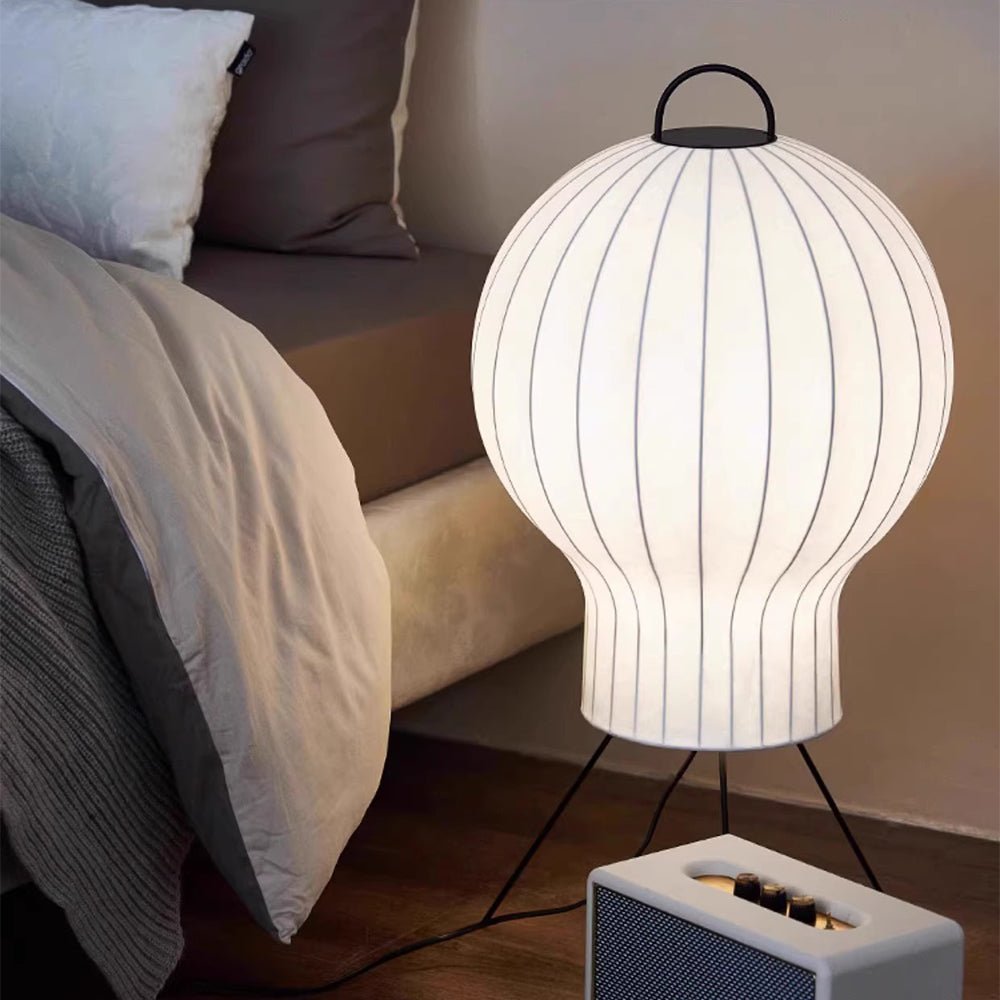 Balloon Minimalist Silk Floor lamp-Neutral Decor