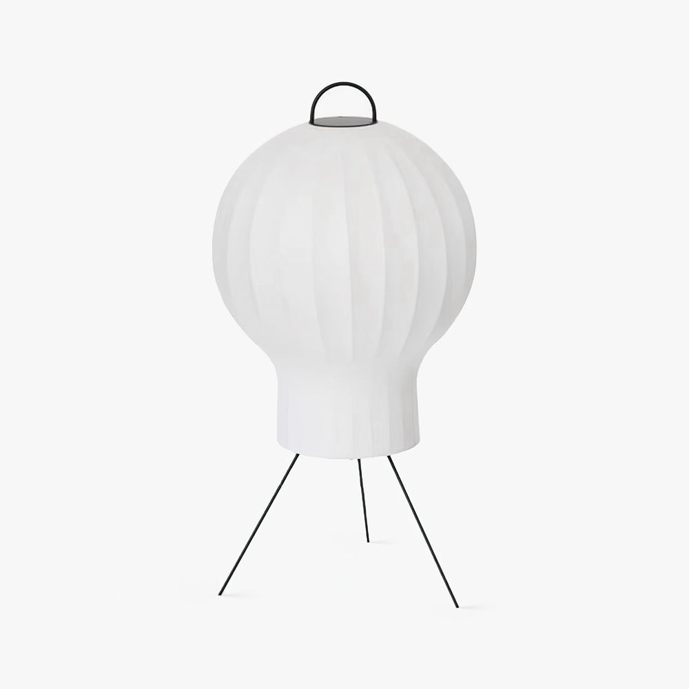 Balloon Minimalist Silk Floor lamp-Neutral Decor