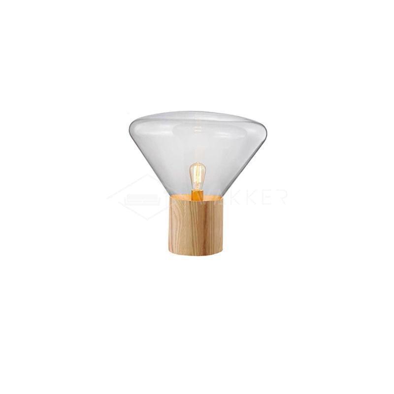 Teveny Minimalist Wood Table Lamp-Neutral Decor