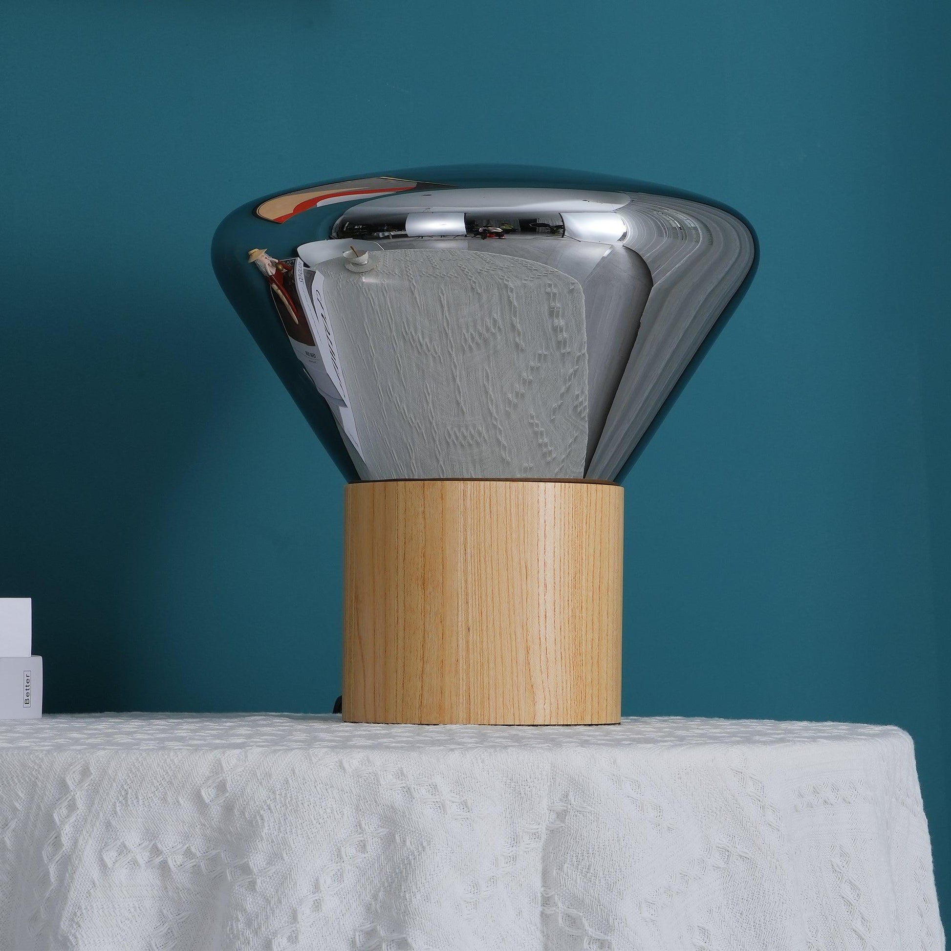 Teveny Minimalist Wood Table Lamp-Neutral Decor