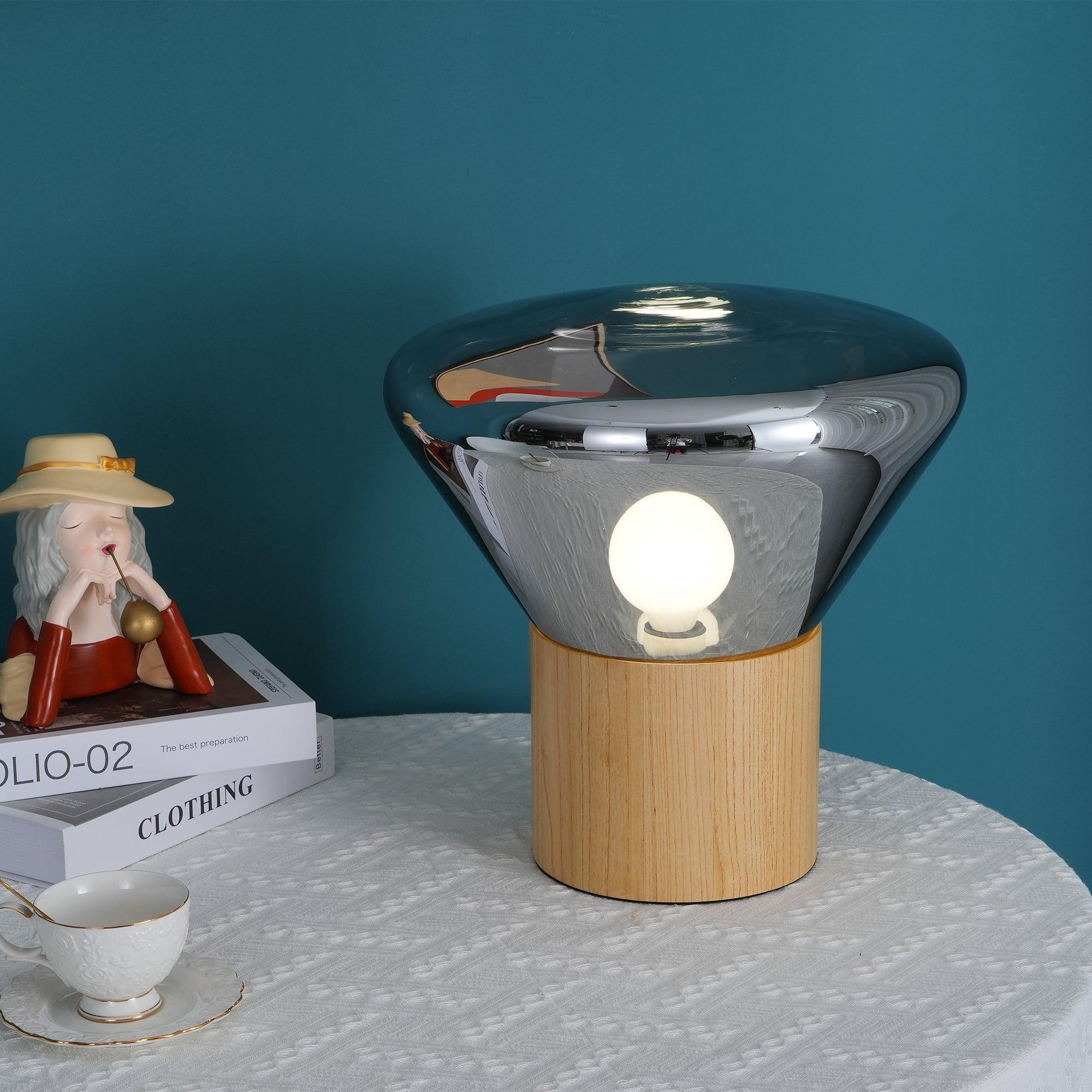 Teveny Minimalist Wood Table Lamp-Neutral Decor