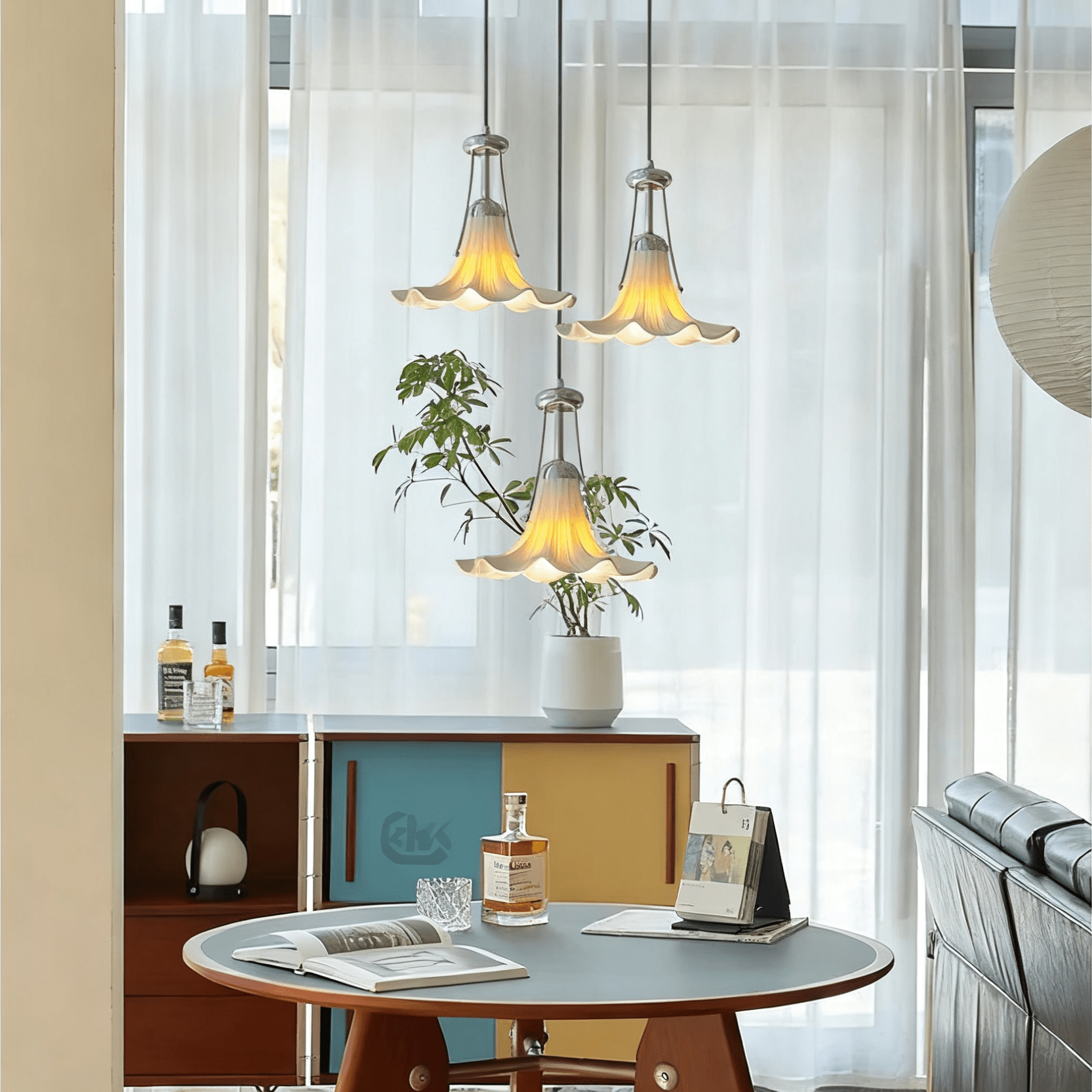 Ember Pendant Light-Neutral Decor
