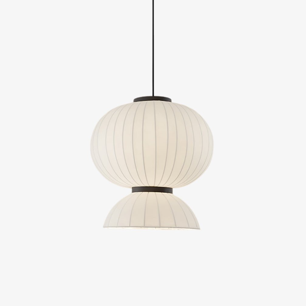 Eurzorion Silk Lantern Pendant Light-Neutral Decor