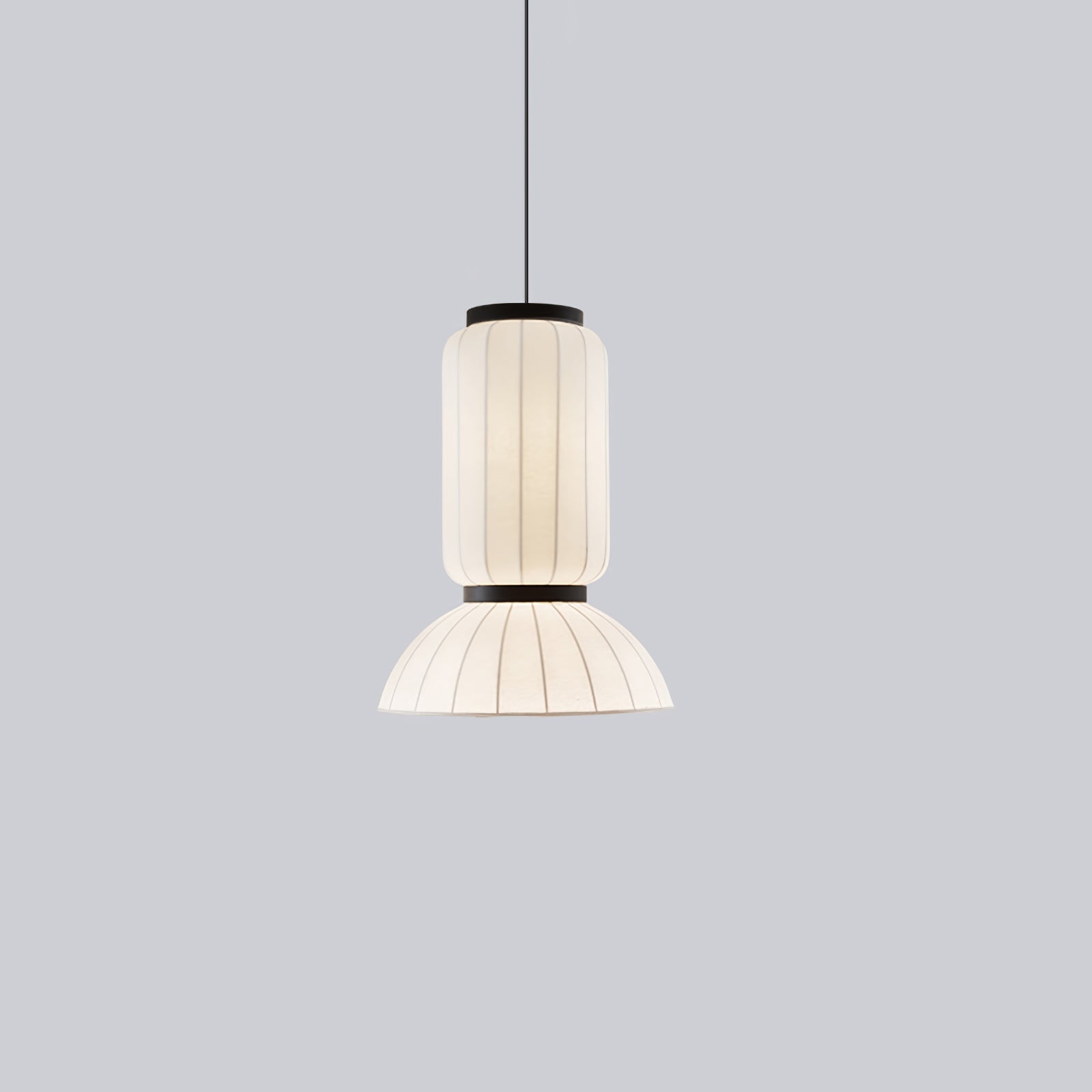 Eurzorion Silk Lantern Pendant Light-Neutral Decor