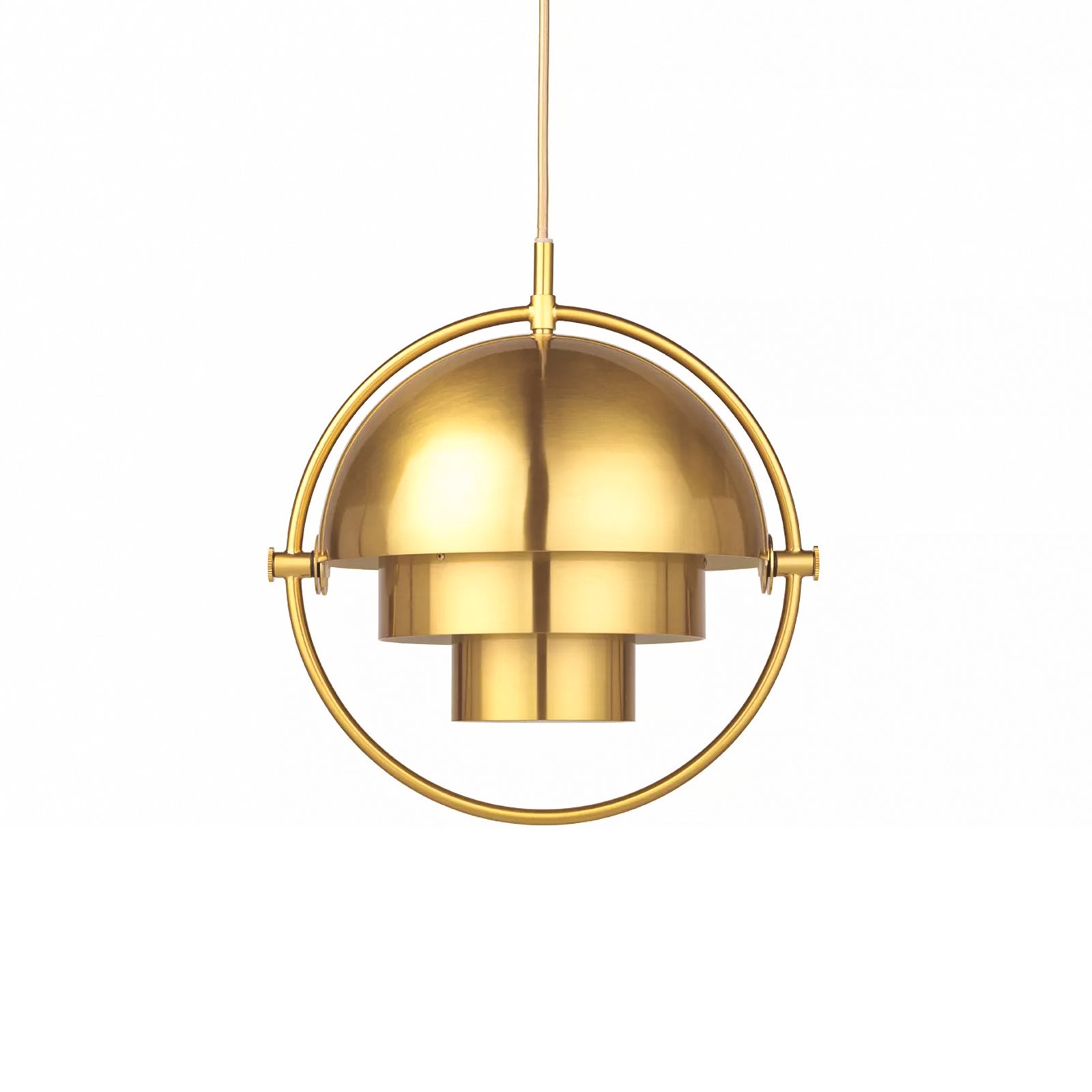 Lustra Pendant Lamp Deformed Ball Golden-Neutral Decor