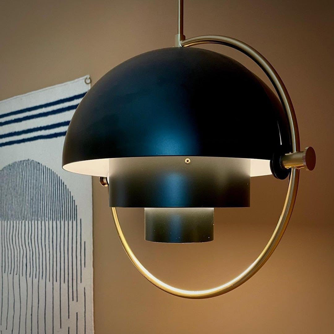 Lustra Pendant Lamp Deformed Ball Golden-Neutral Decor
