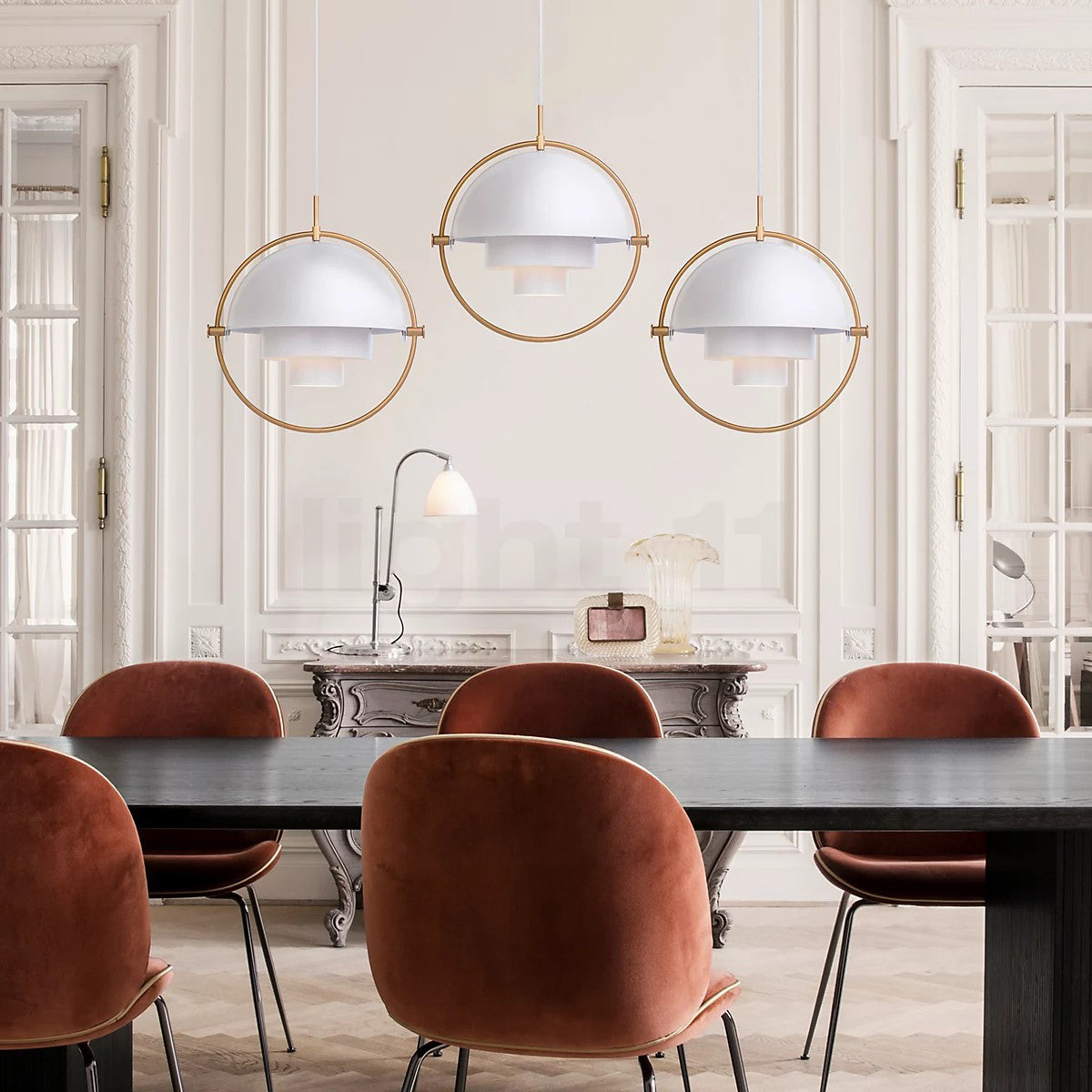 Lustra Pendant Lamp Deformed Ball Golden-Neutral Decor