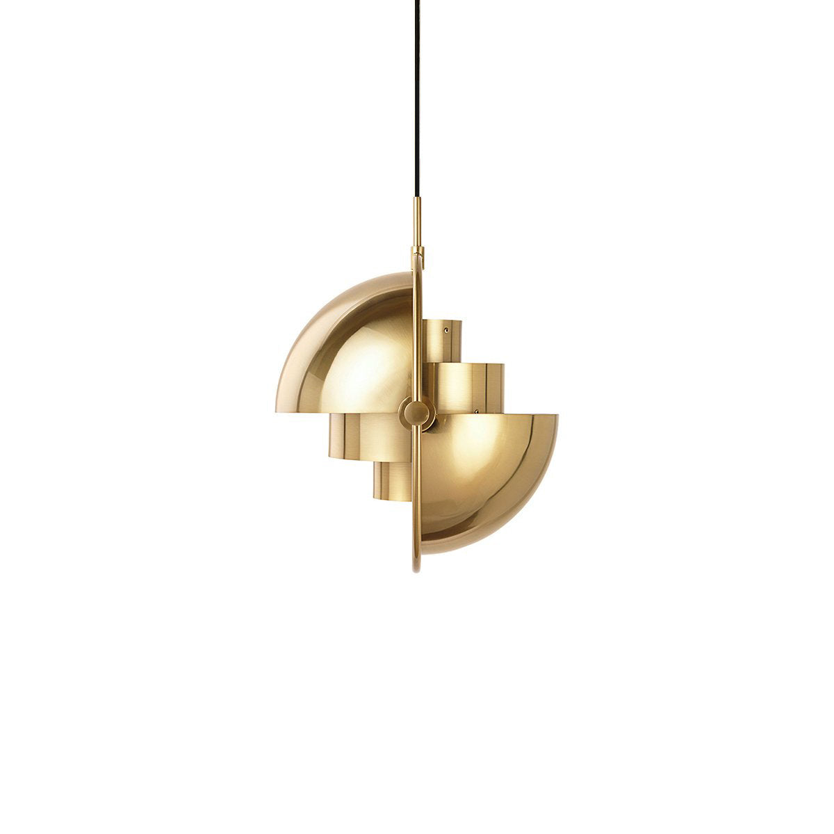 Lustra Pendant Lamp Deformed Ball Golden-Neutral Decor