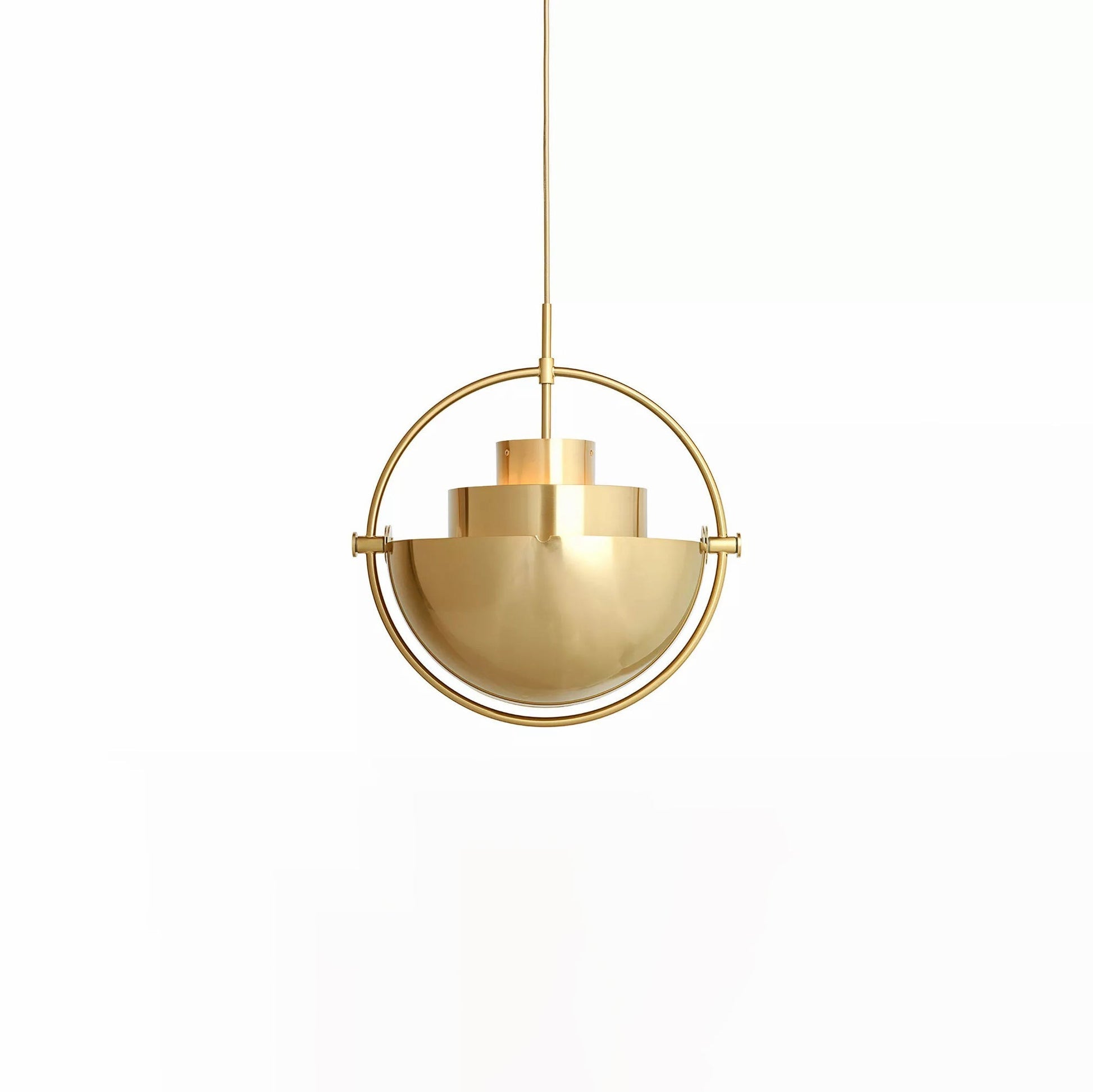 Lustra Pendant Lamp Deformed Ball Golden-Neutral Decor