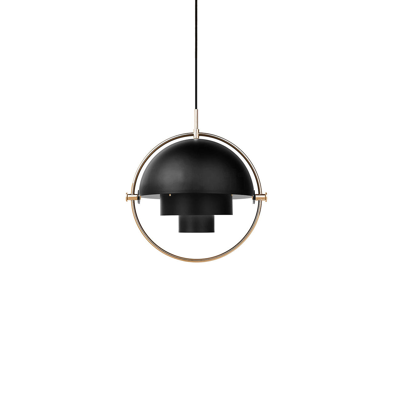 Lustra Pendant Lamp Deformed Ball Golden-Neutral Decor