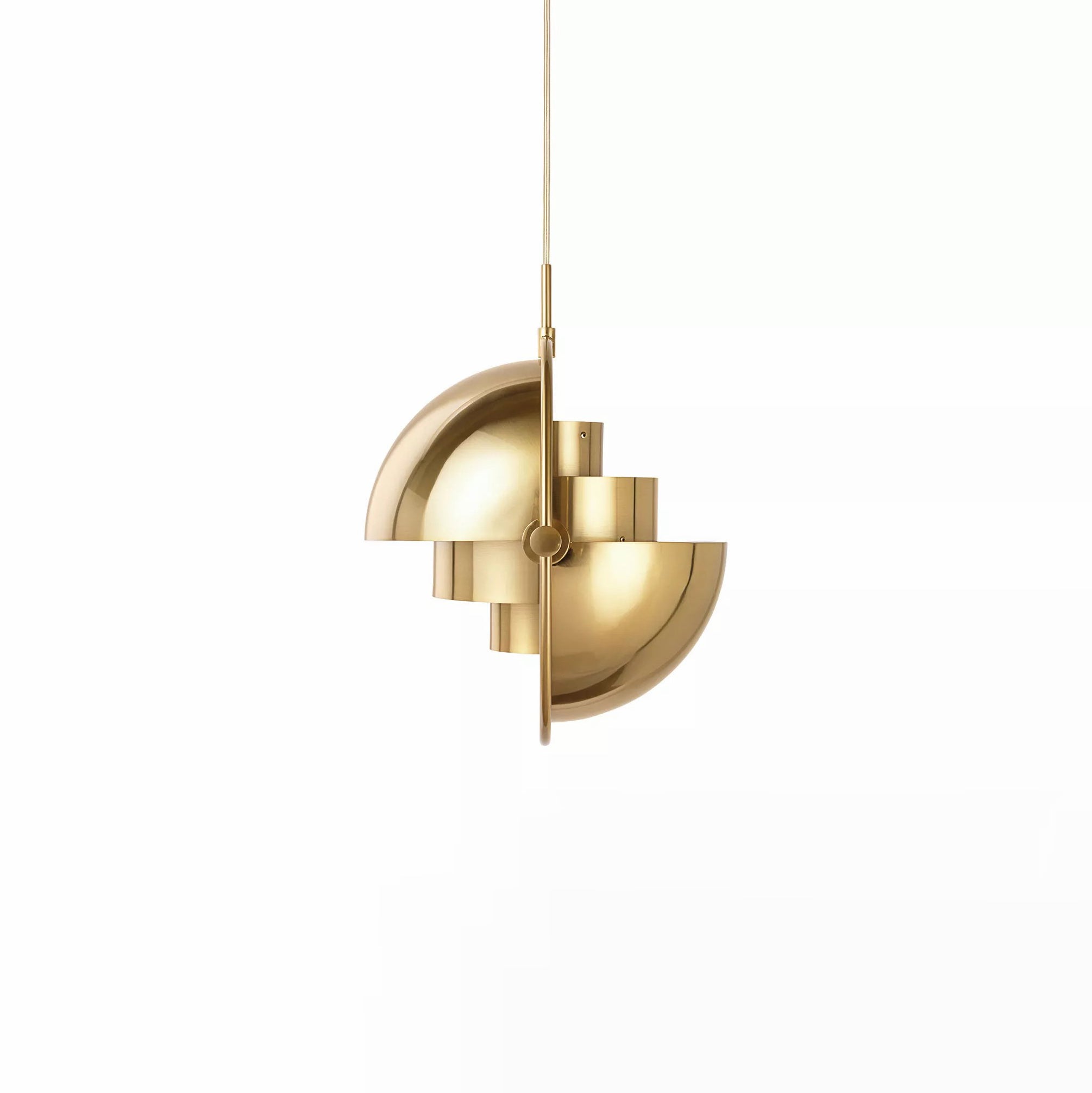 Lustra Pendant Lamp Deformed Ball Golden-Neutral Decor
