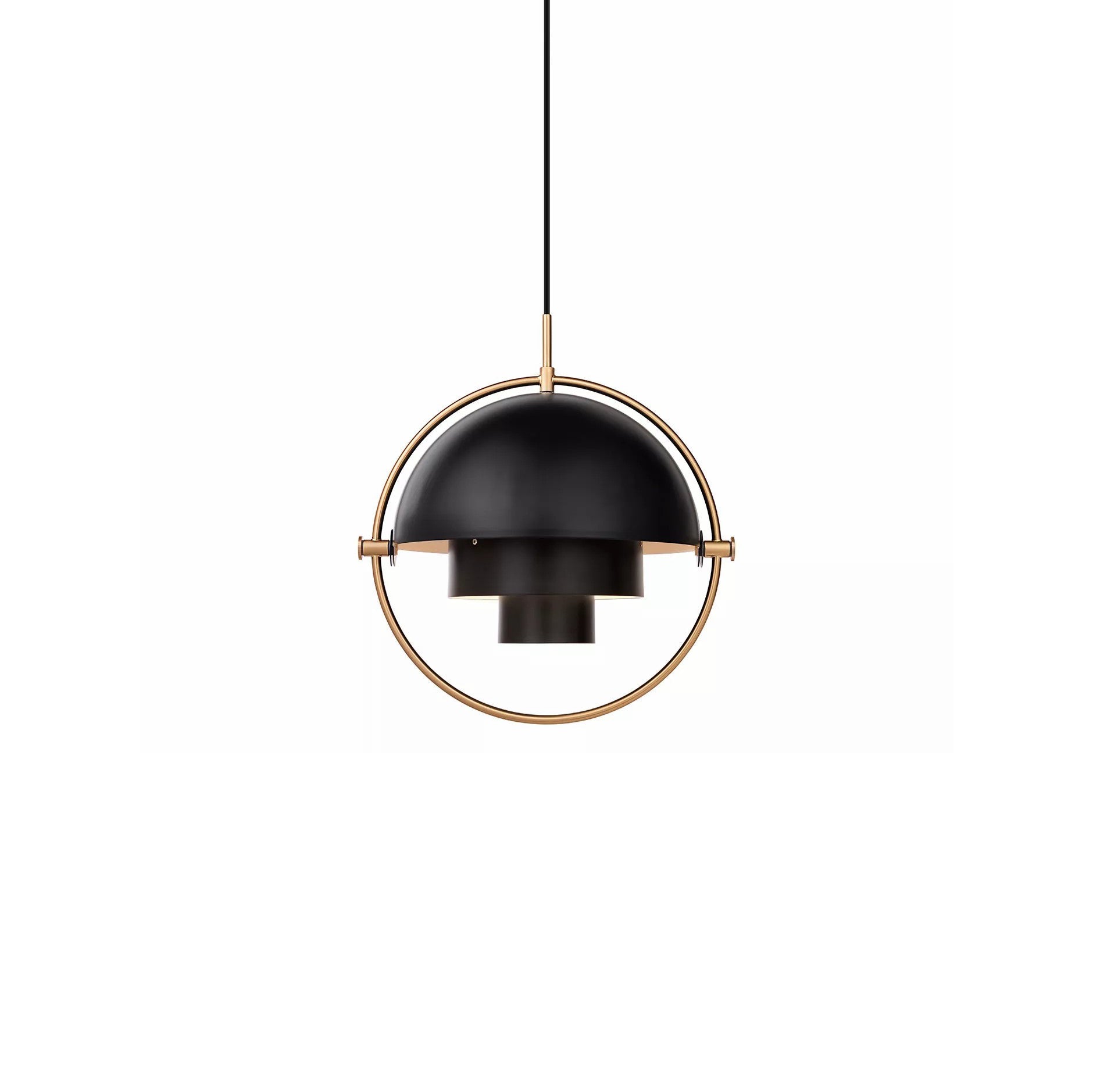 Lustra Pendant Lamp Deformed Ball Golden-Neutral Decor