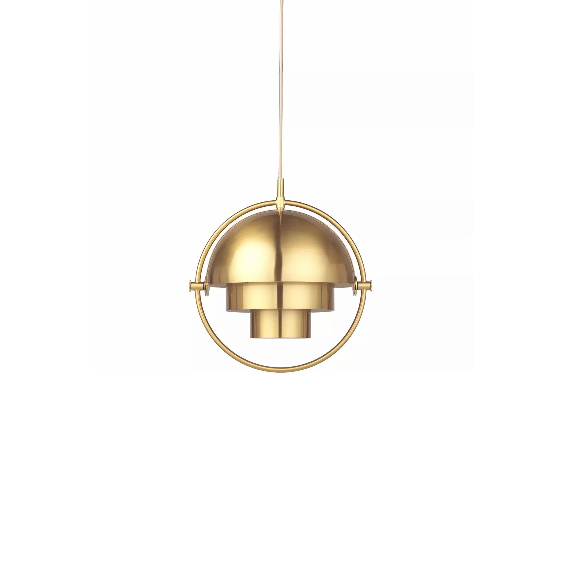 Lustra Pendant Lamp Deformed Ball Golden-Neutral Decor