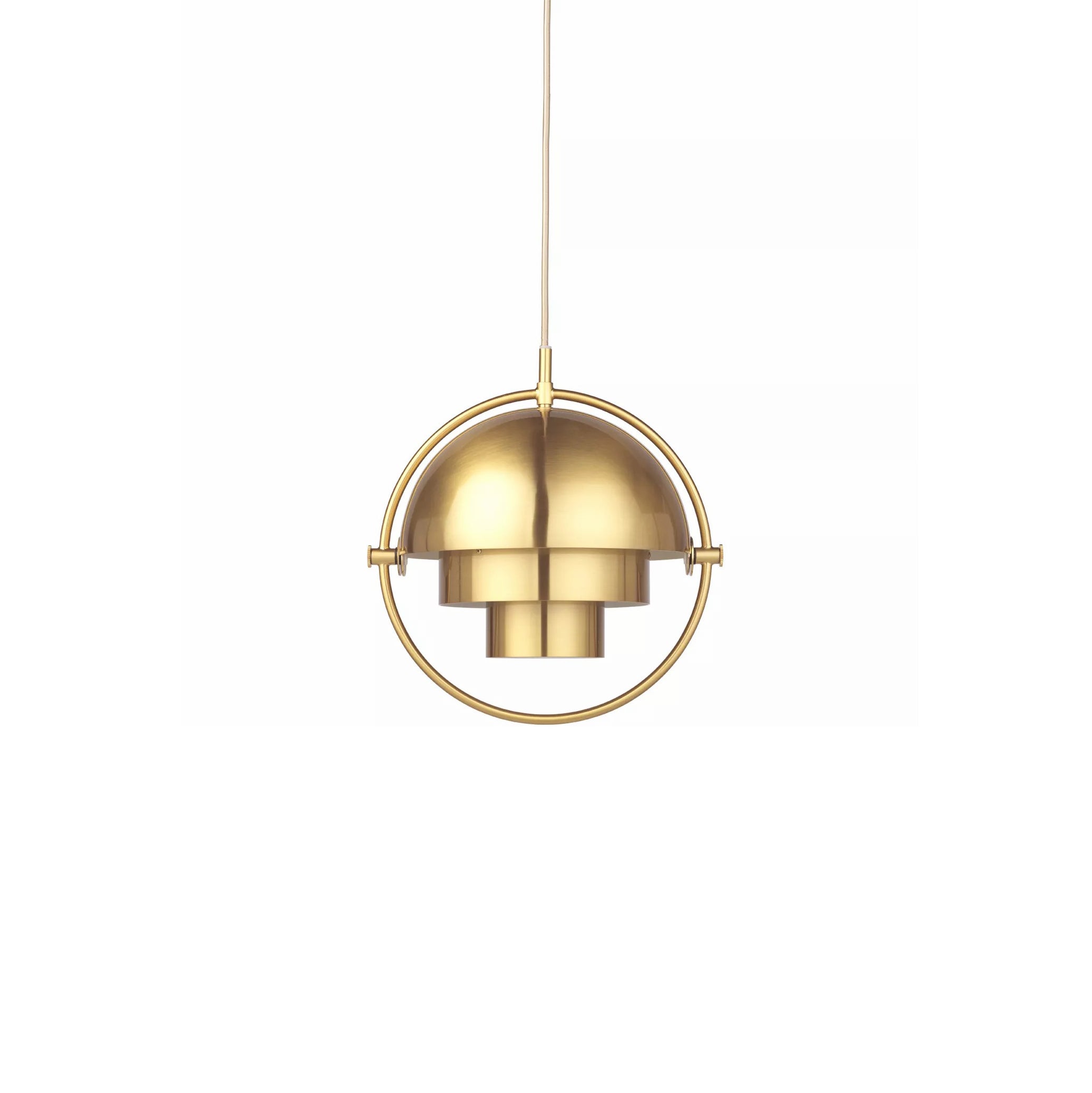Lustra Pendant Lamp Deformed Ball Golden-Neutral Decor
