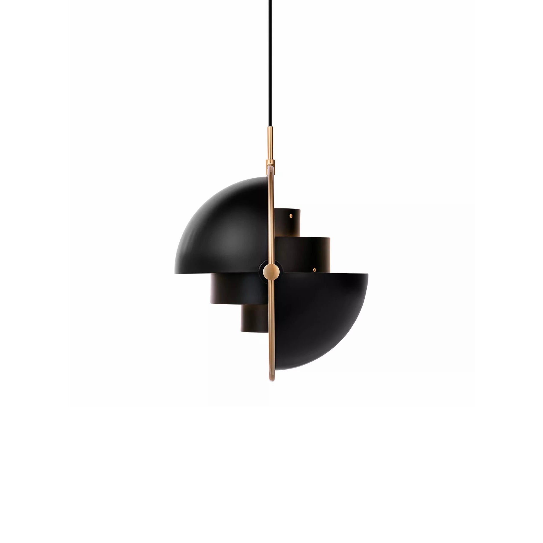 Lustra Pendant Lamp Deformed Ball Golden-Neutral Decor