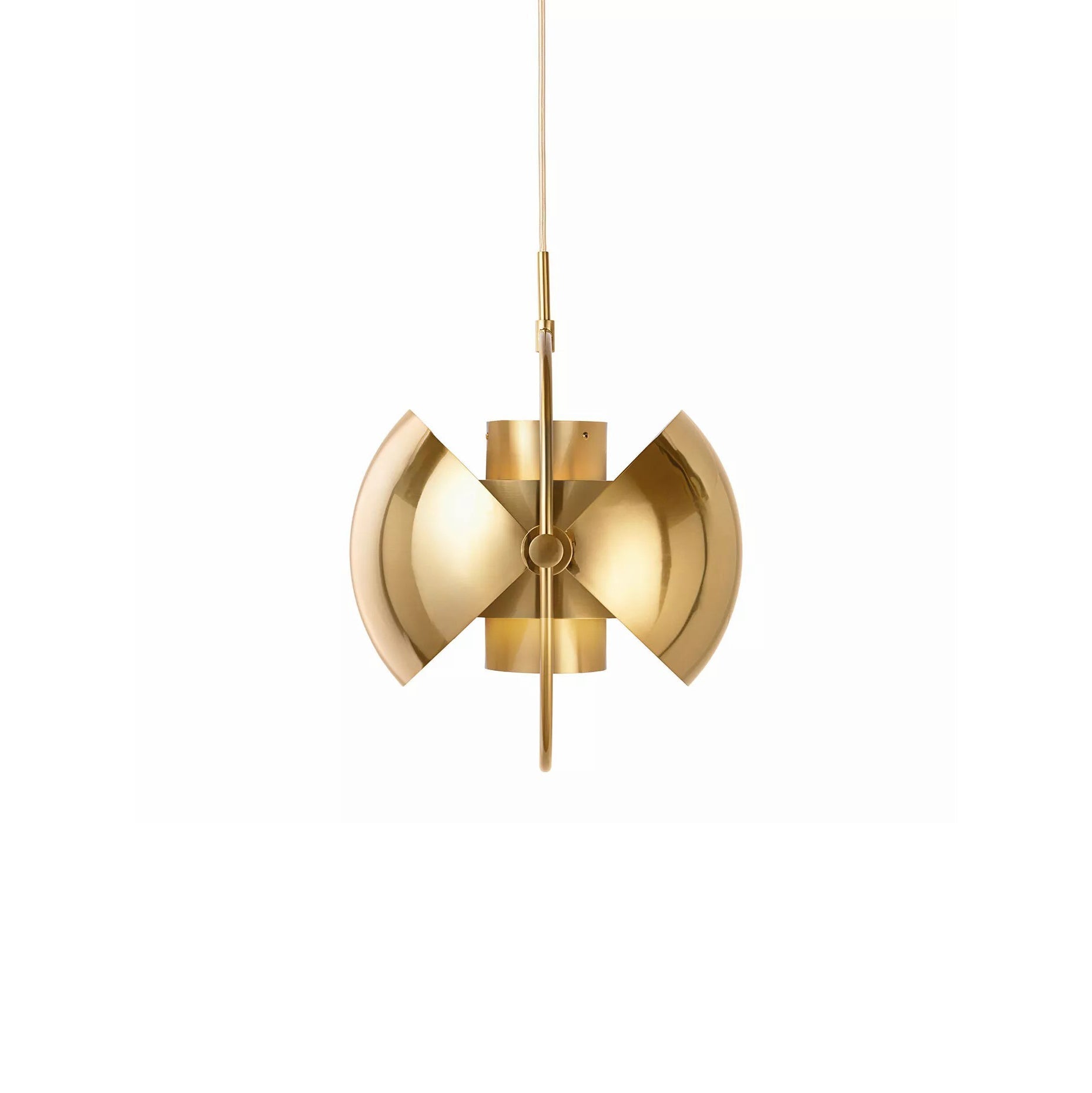 Lustra Pendant Lamp Deformed Ball Golden-Neutral Decor