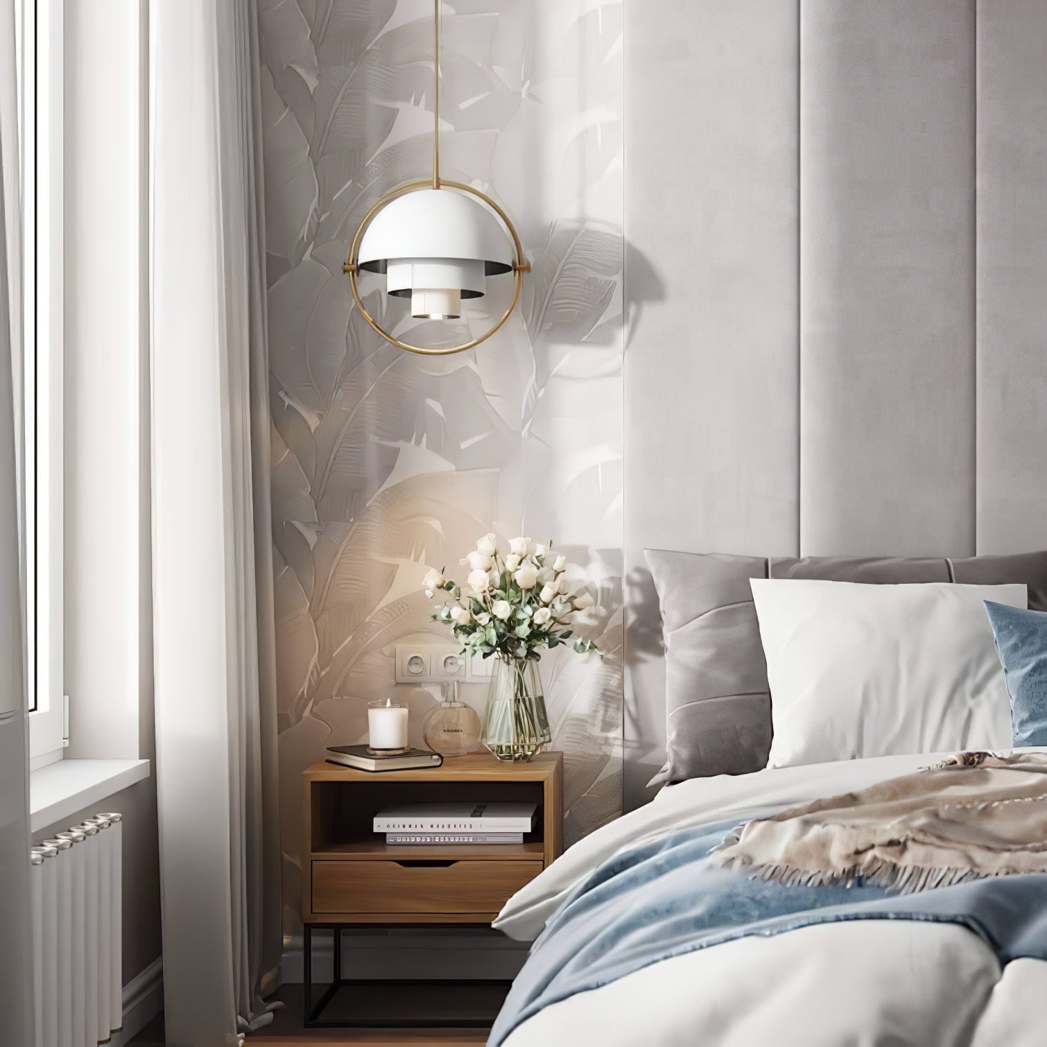 Lustra Pendant Lamp Deformed Ball Golden-Neutral Decor