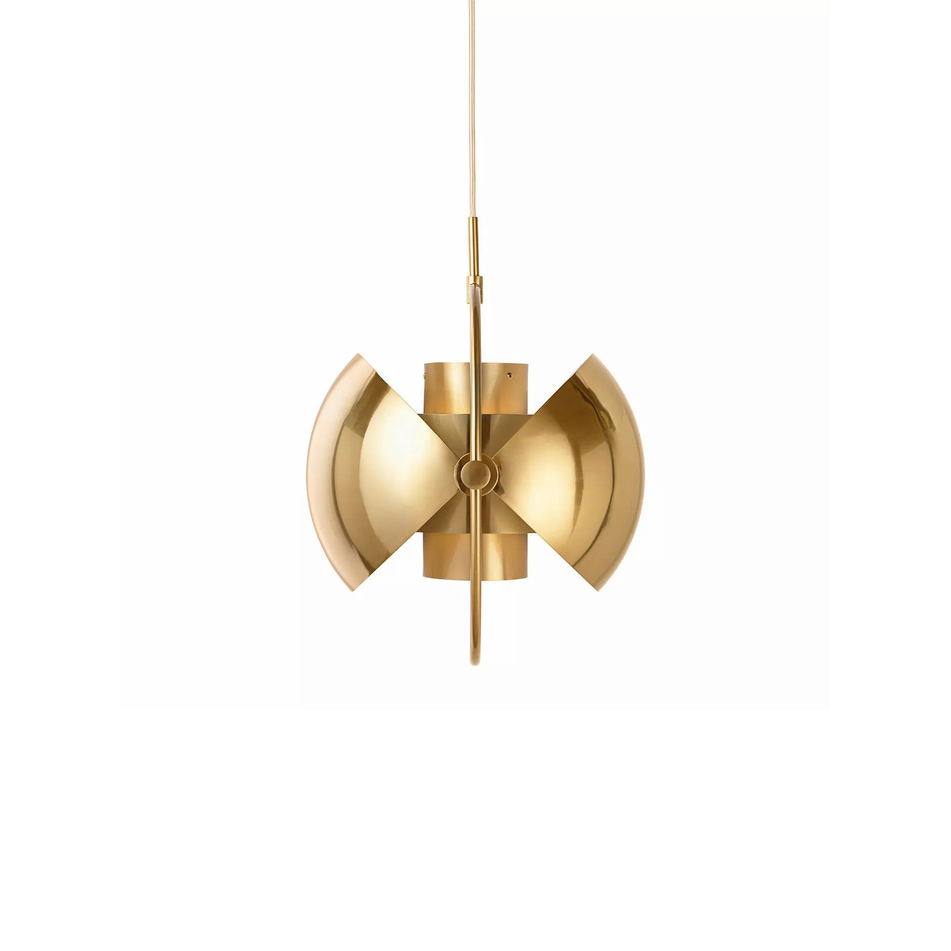 Lustra Pendant Lamp Deformed Ball Golden-Neutral Decor
