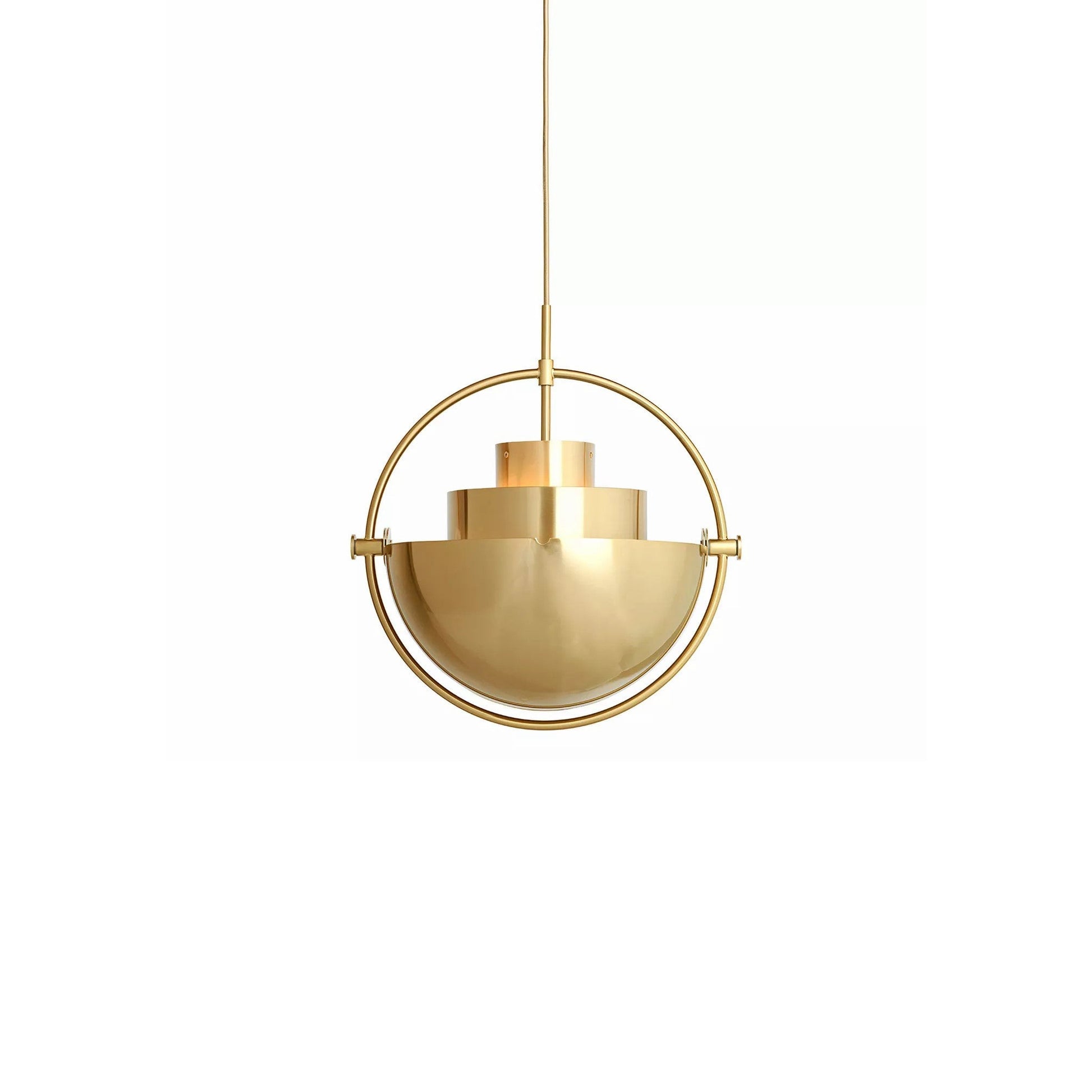 Lustra Pendant Lamp Deformed Ball Golden-Neutral Decor