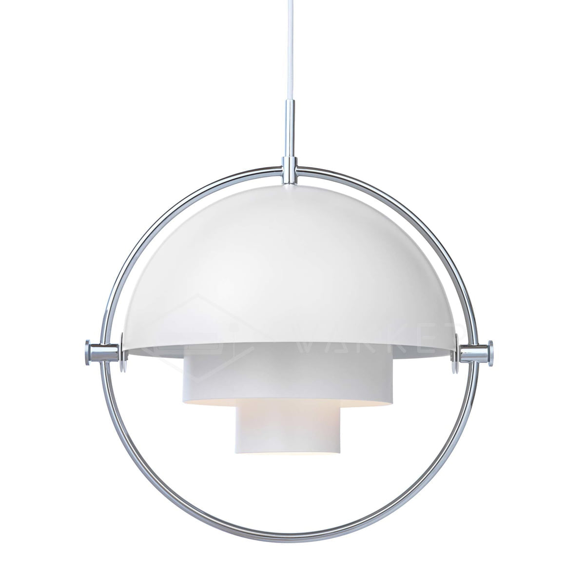 Lustra Pendant Lamp Deformed Ball Golden-Neutral Decor