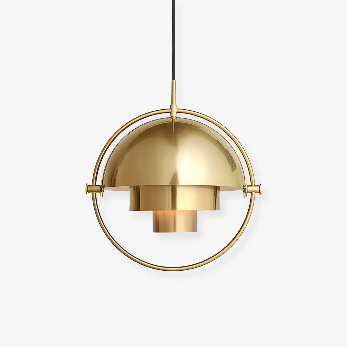 Lustra Pendant Lamp Deformed Ball Golden-Neutral Decor
