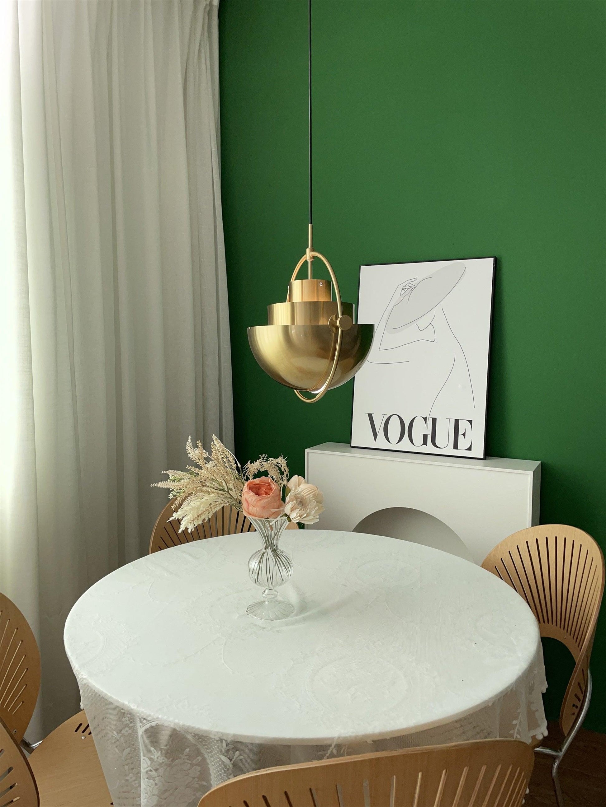 Lustra Pendant Lamp Deformed Ball Golden-Neutral Decor