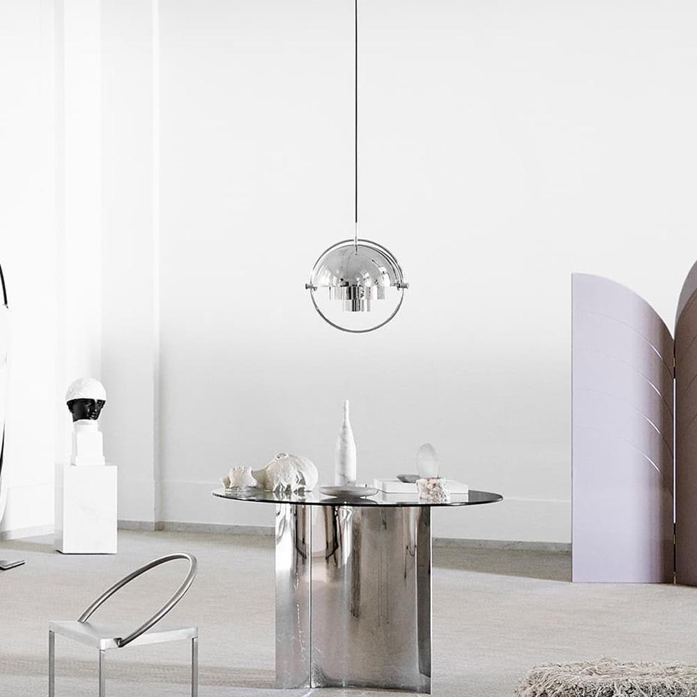 Lustra Pendant Lamp Deformed Ball Golden-Neutral Decor