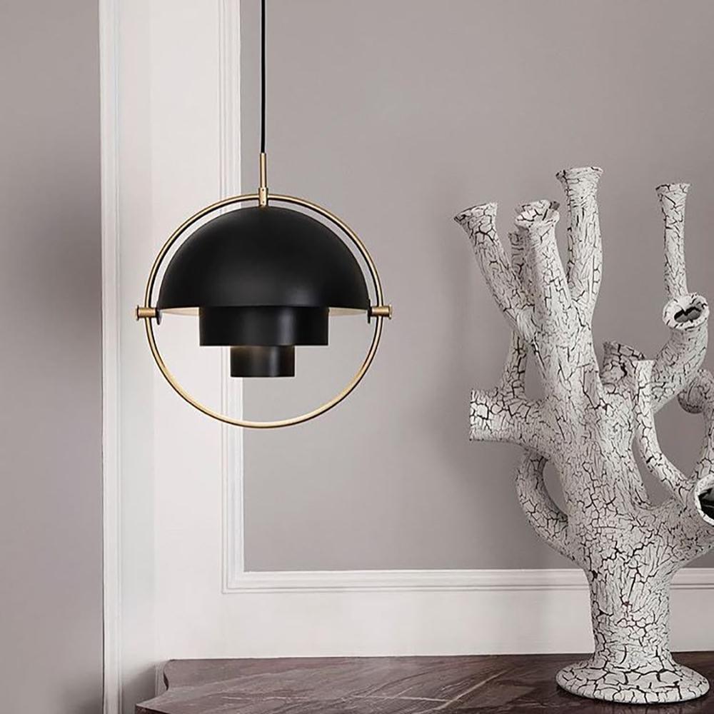 Lustra Pendant Lamp Deformed Ball Golden-Neutral Decor