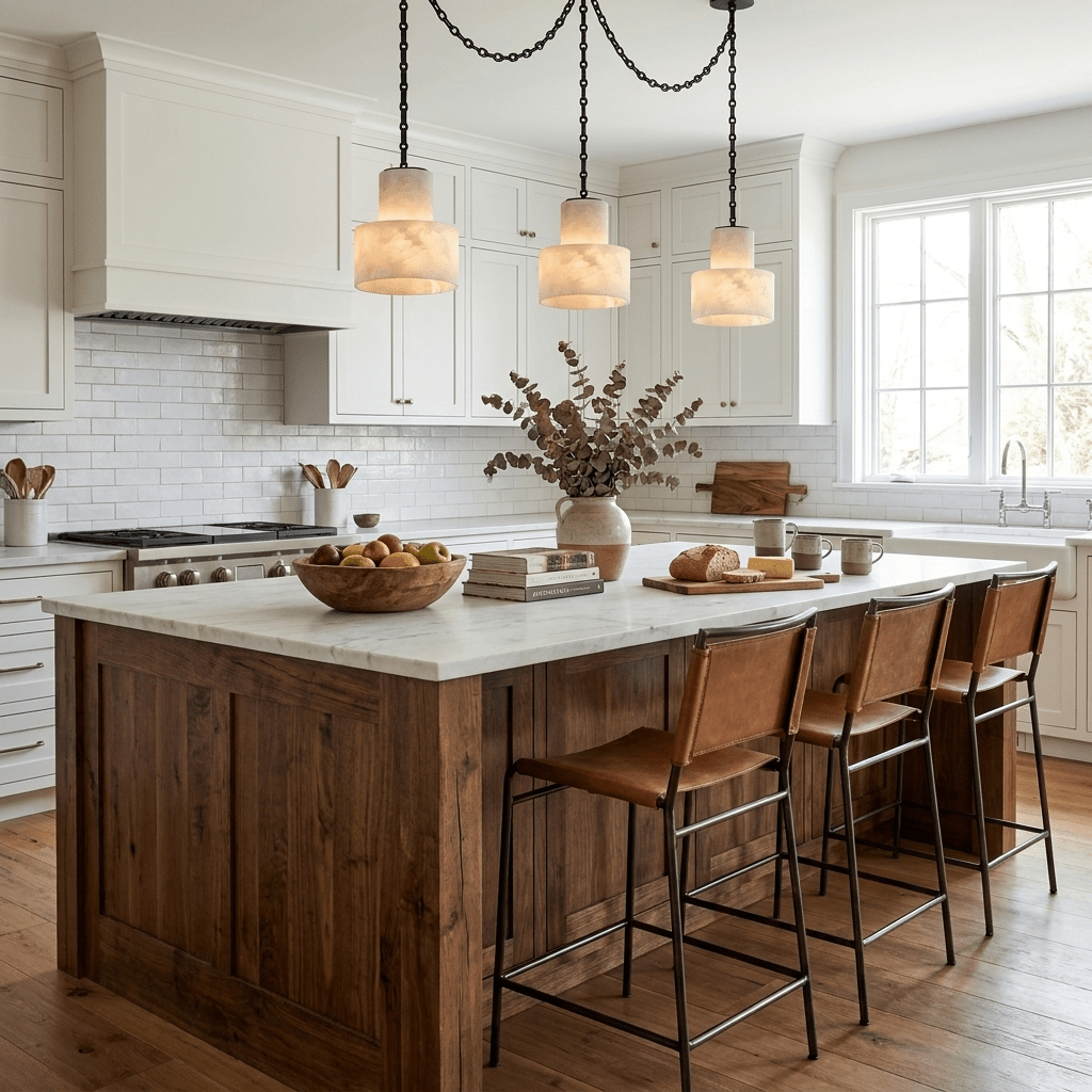 Multi-Tier Chain Drum Pendant Lamp-Neutral Decor