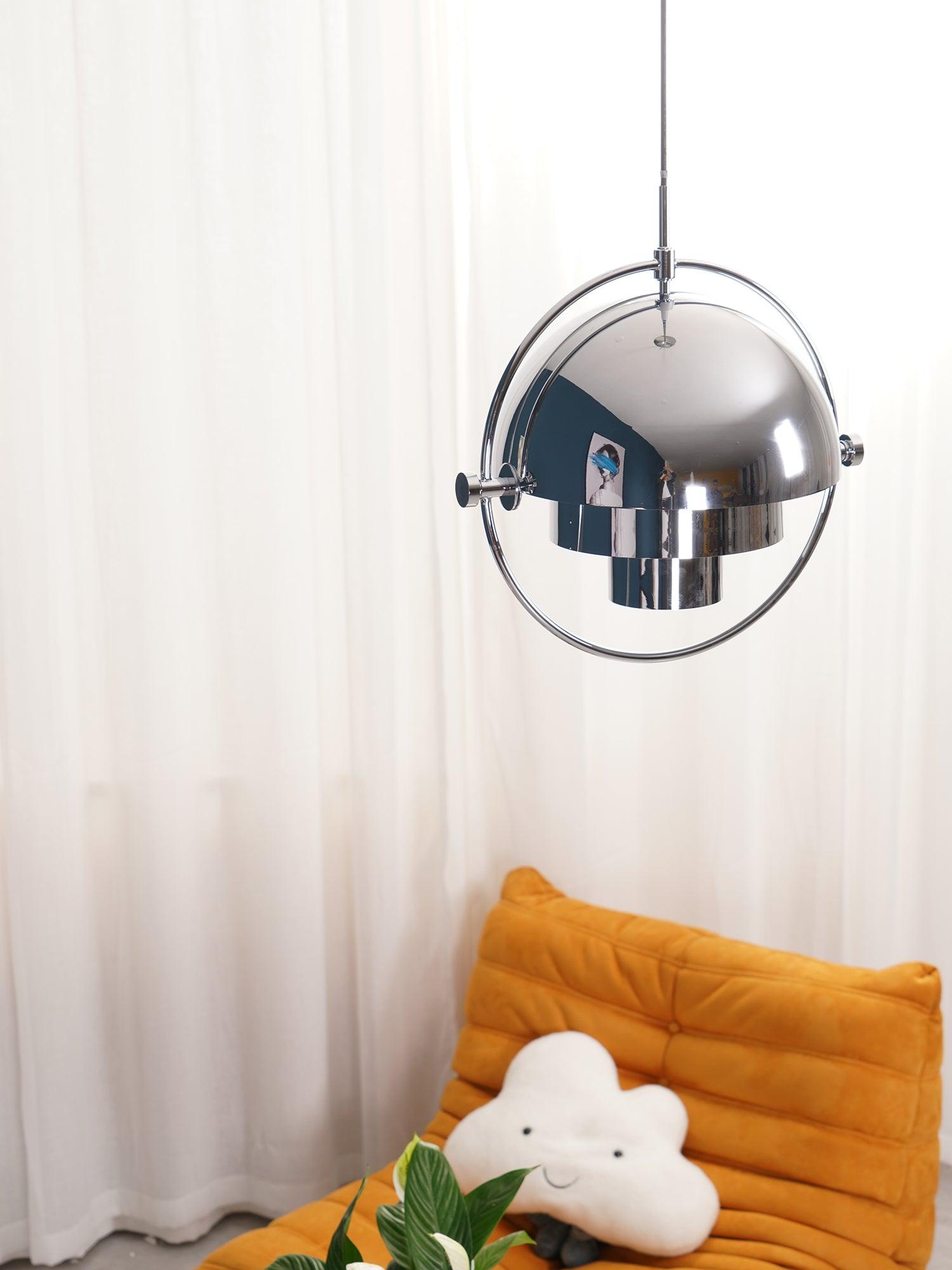 Lustra Pendant Lamp Deformed Ball Golden-Neutral Decor