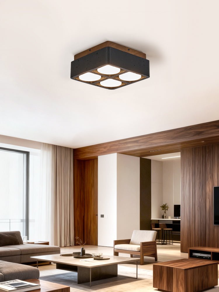 Axel Multi Spot Square Ceiling Lamp-Neutral Decor