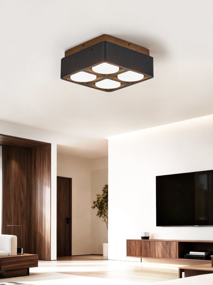 Axel Multi Spot Square Ceiling Lamp-Neutral Decor