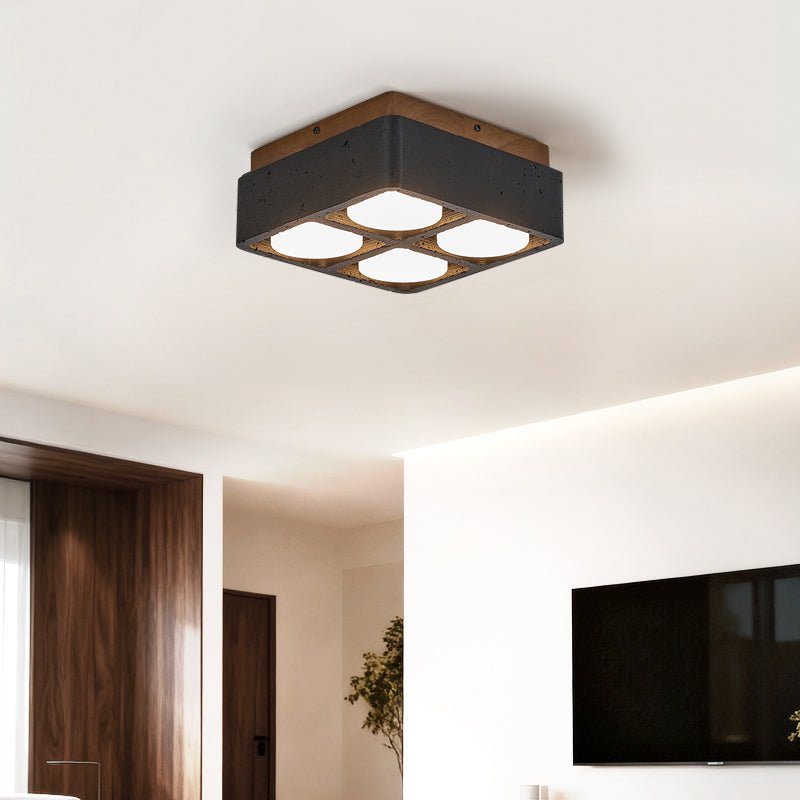 Axel Multi Spot Square Ceiling Lamp-Neutral Decor