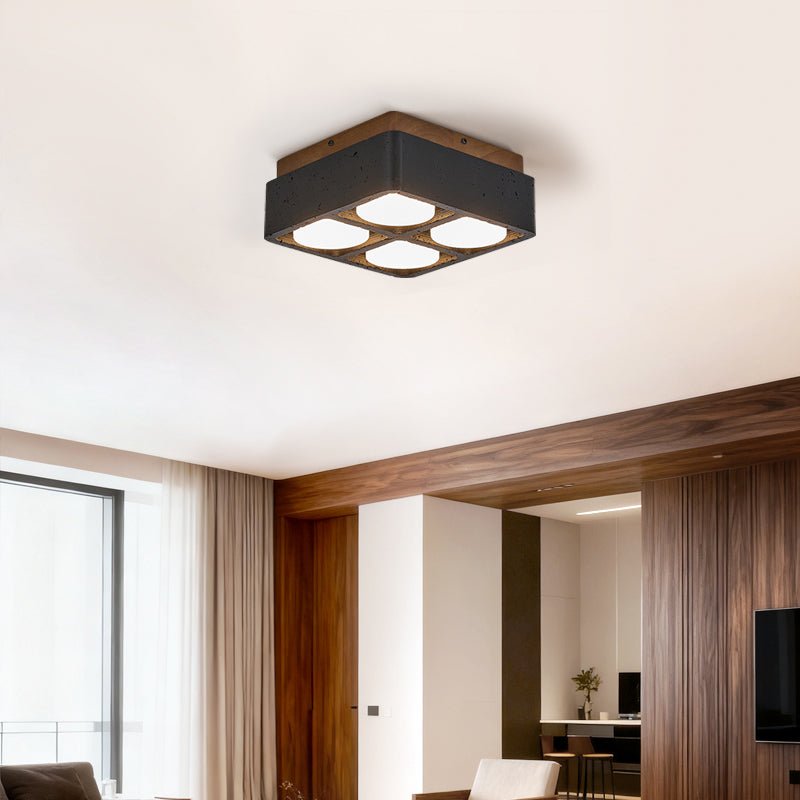 Axel Multi Spot Square Ceiling Lamp-Neutral Decor