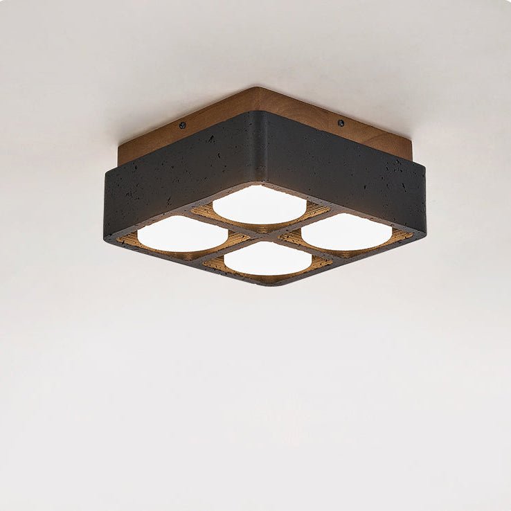 Axel Multi Spot Square Ceiling Lamp-Neutral Decor
